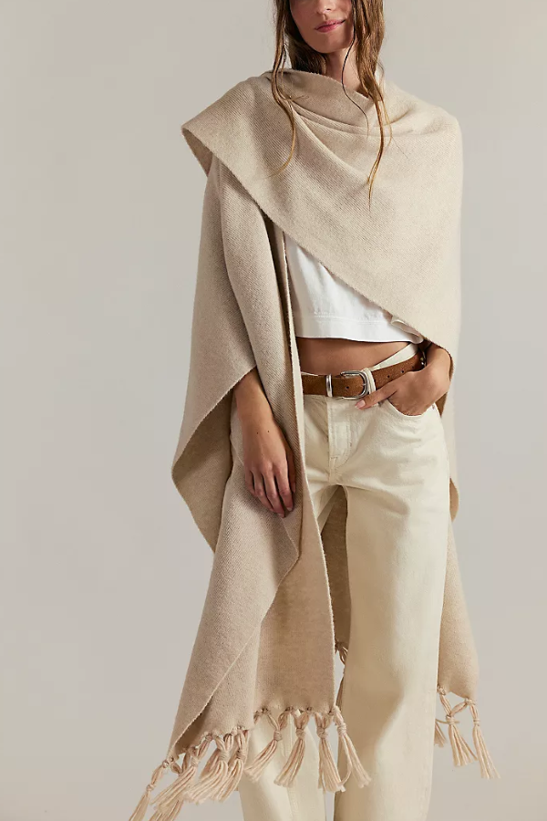 Women's Tassel Shawl