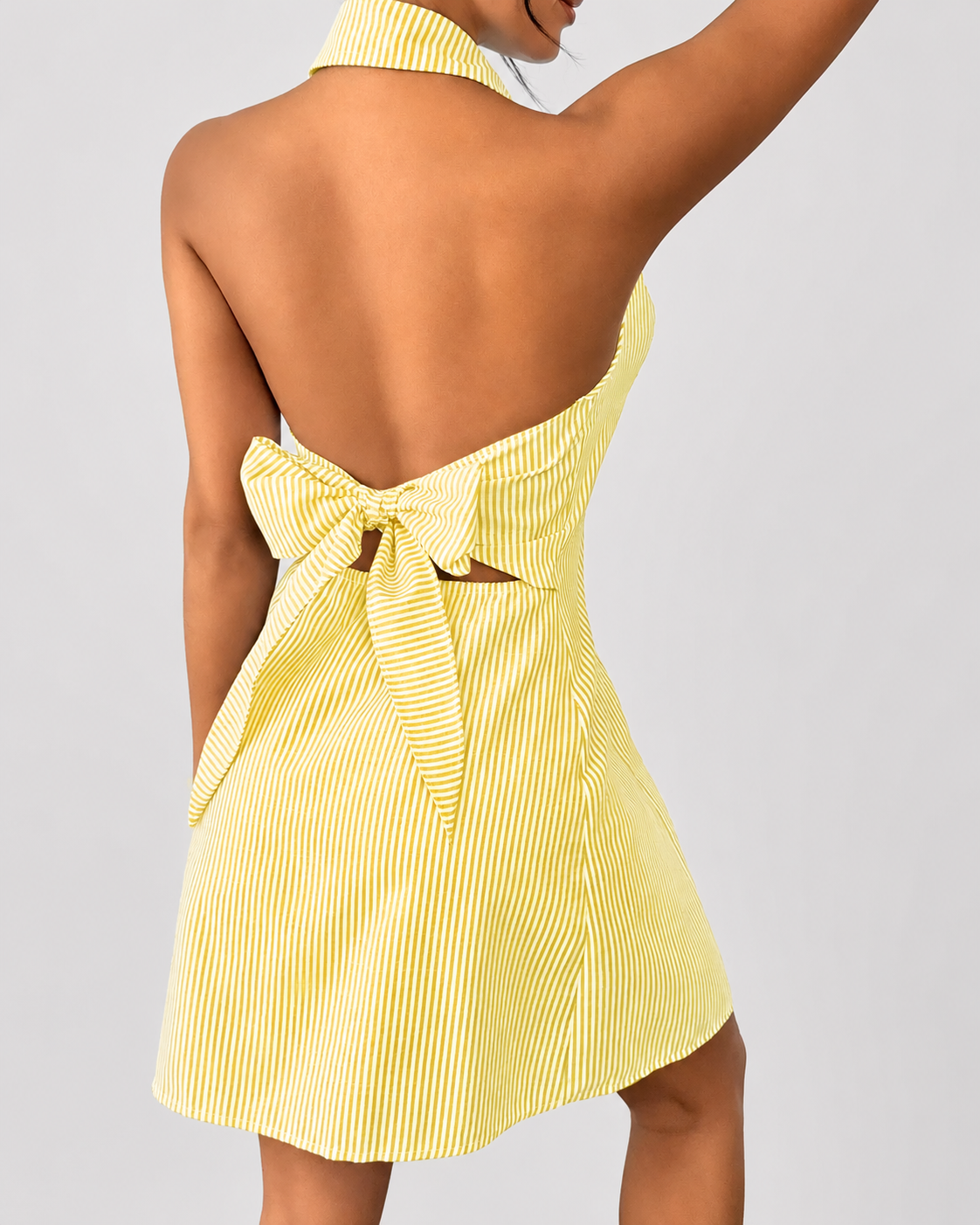 Butterfly Knot Backless A-Line Beach Dress