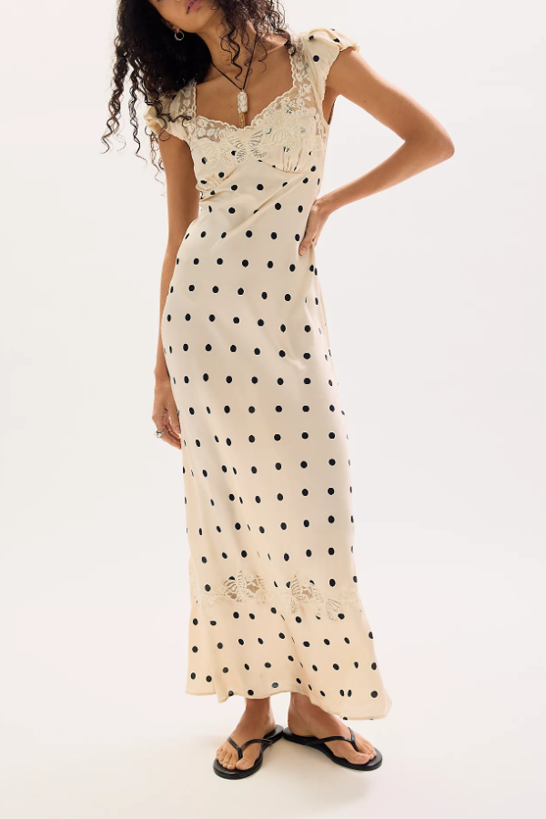V-Neck A- Line Dress