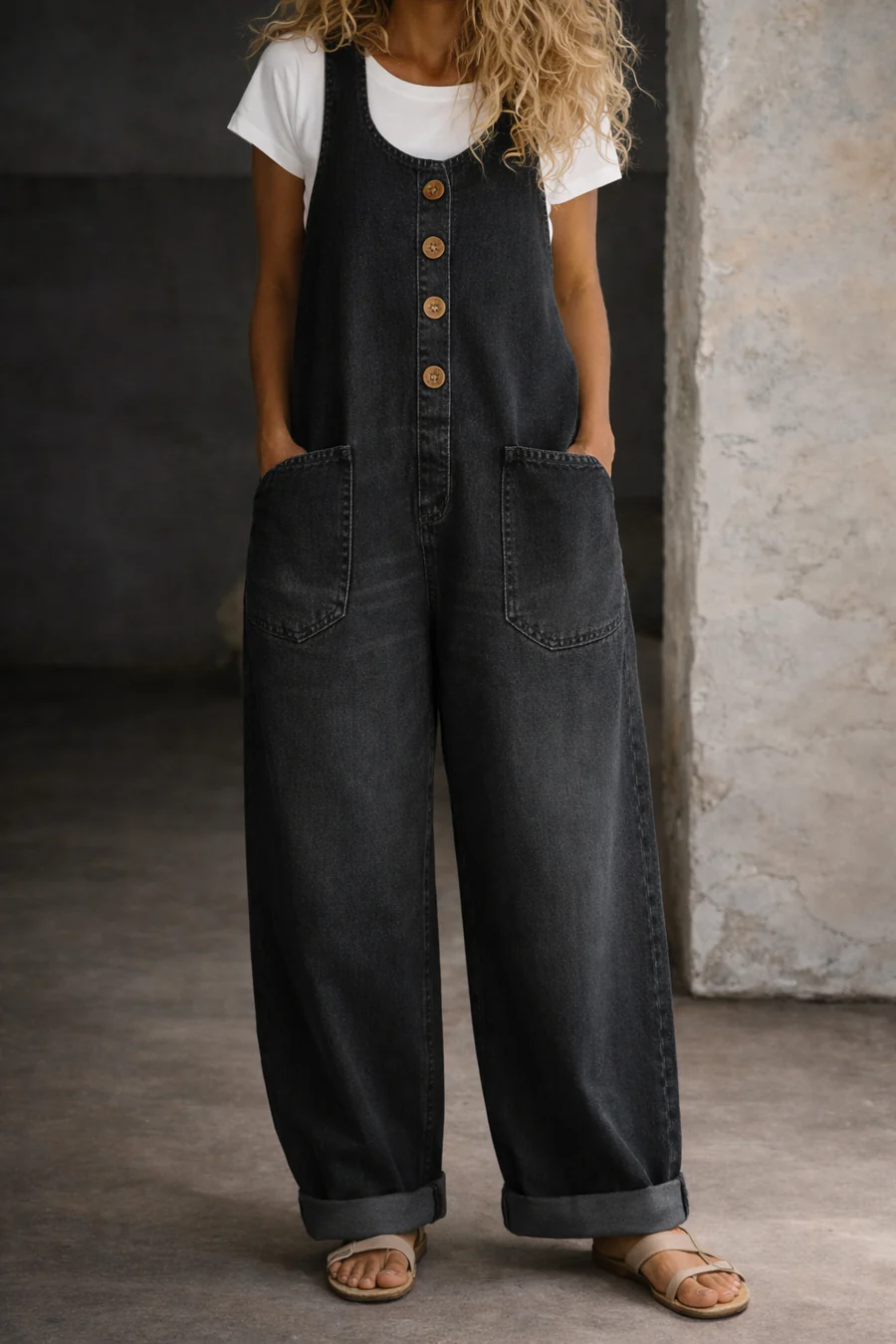 Willy | Vintage Washed Denim Overalls