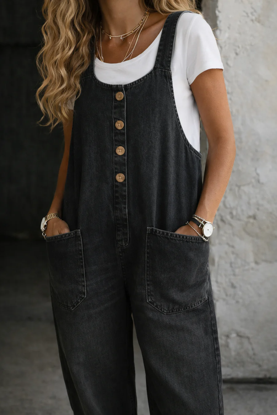 Willy | Vintage Washed Denim Overalls