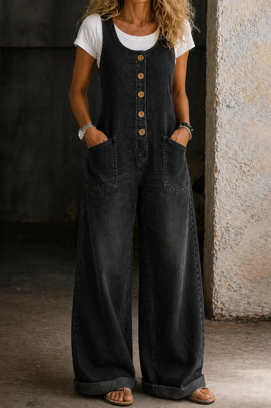 Willy | Vintage Washed Denim Overalls