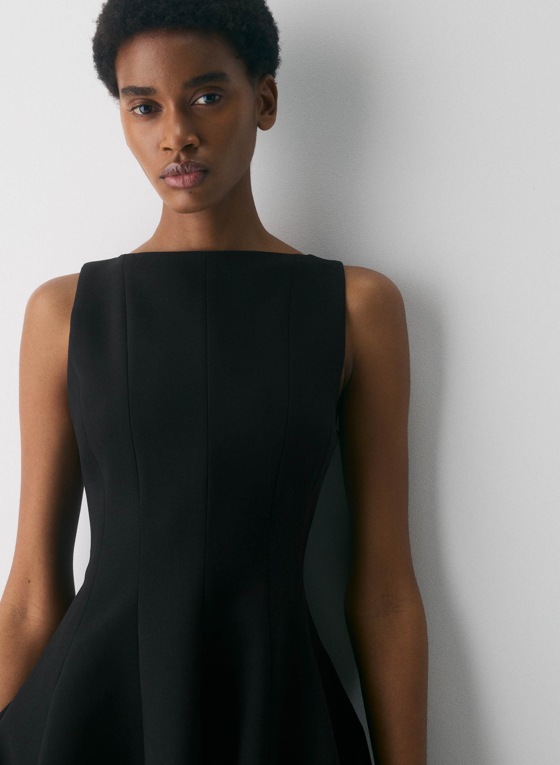 Boat-neckline Hourglass Dress