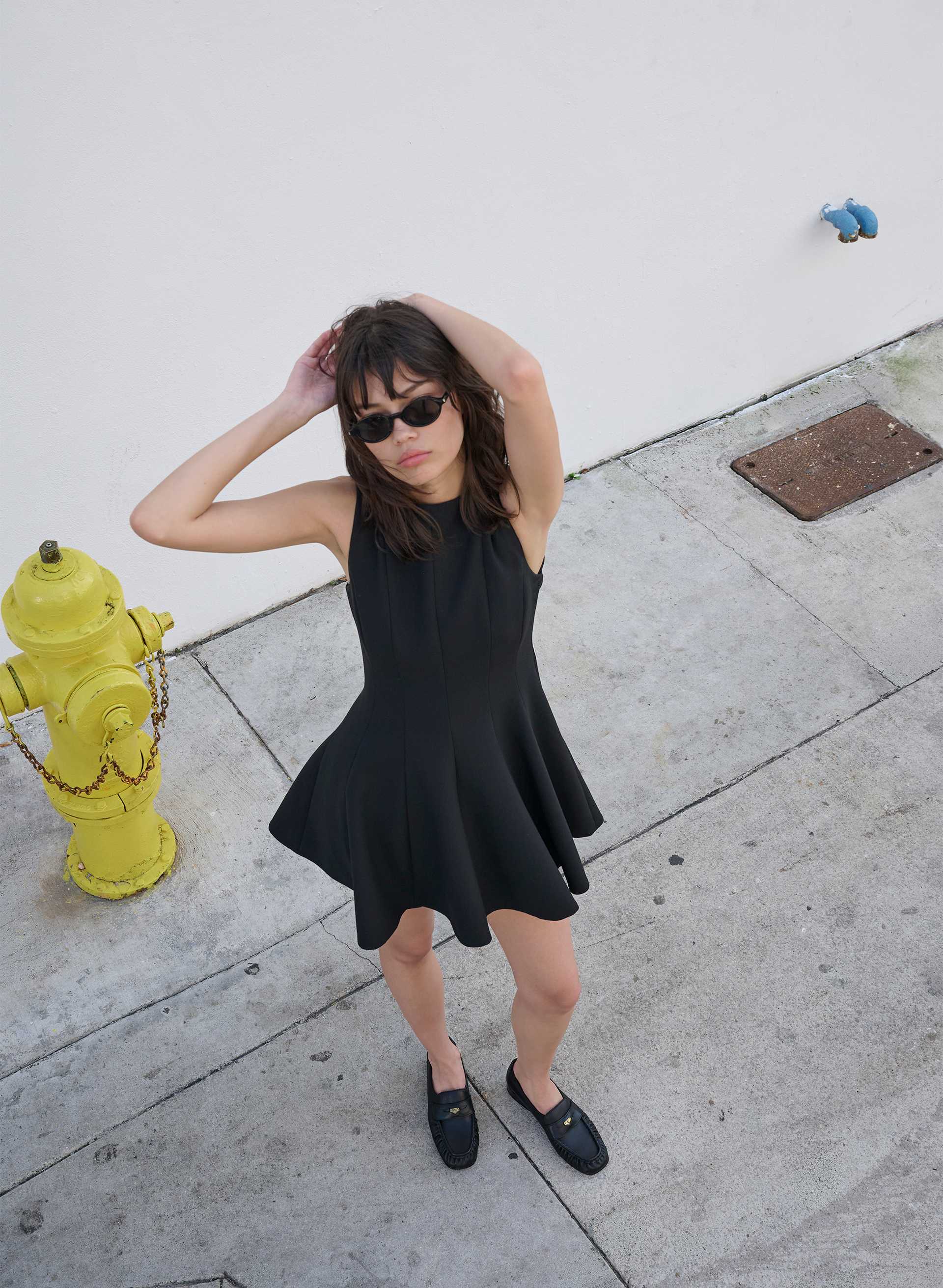 Boat-neckline Hourglass Dress