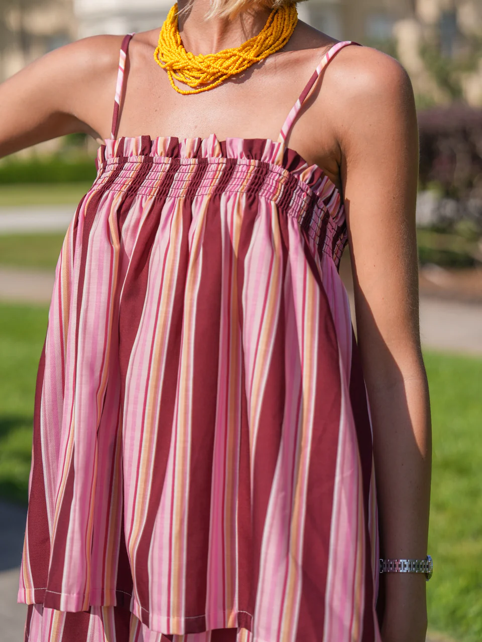 Stevie Set - Periwinkle Check