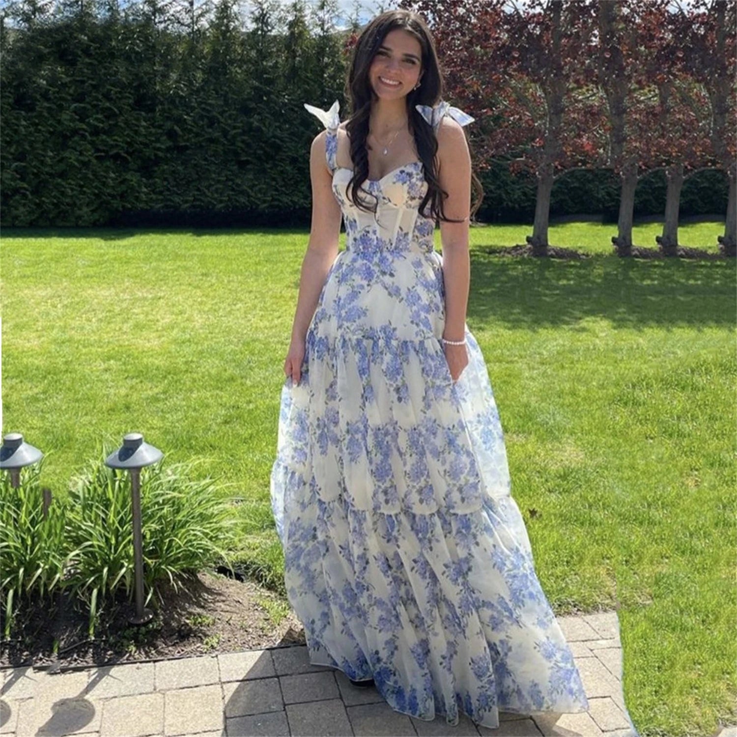 Amanda Organza  Elegant Evening Dress