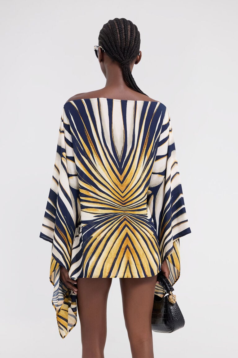 Ray Of Gold Print Kaftan
