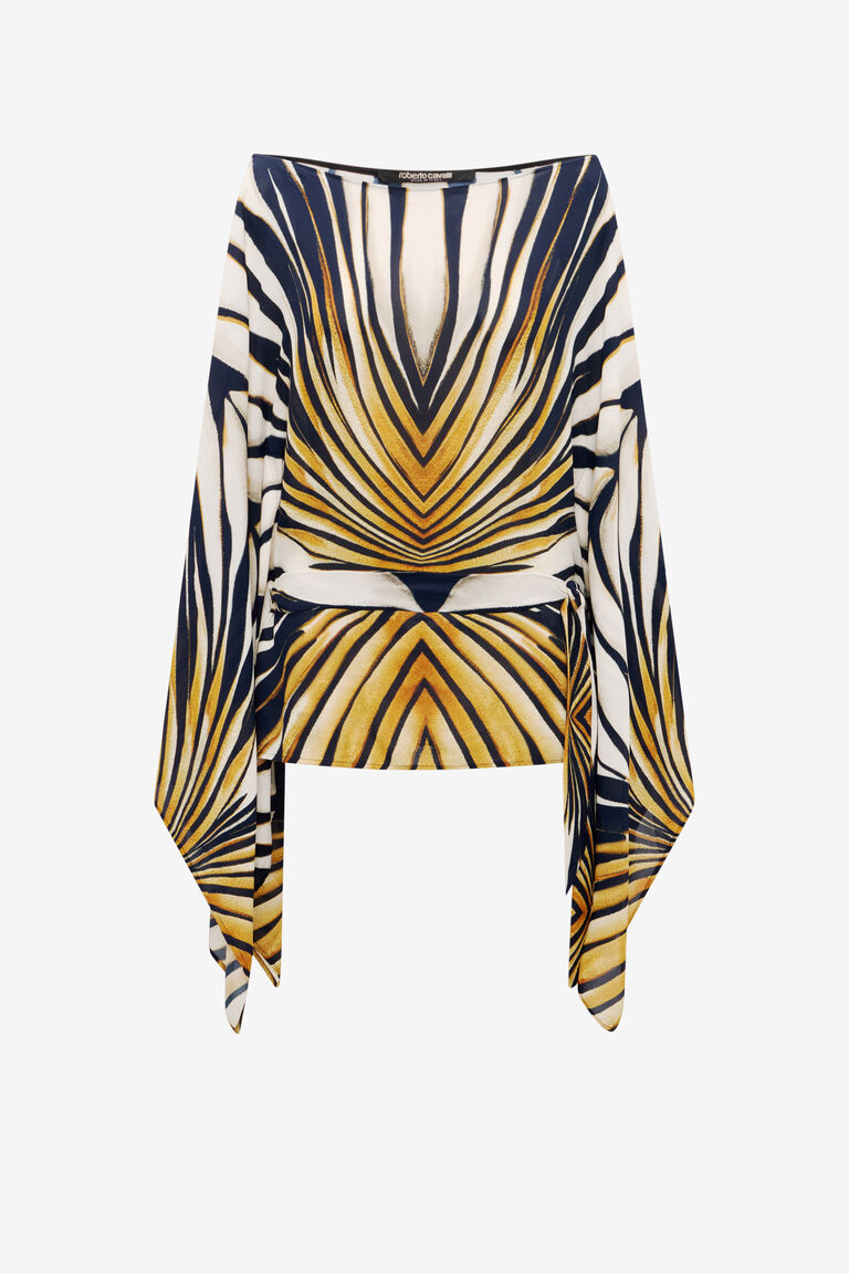 Ray Of Gold Print Kaftan