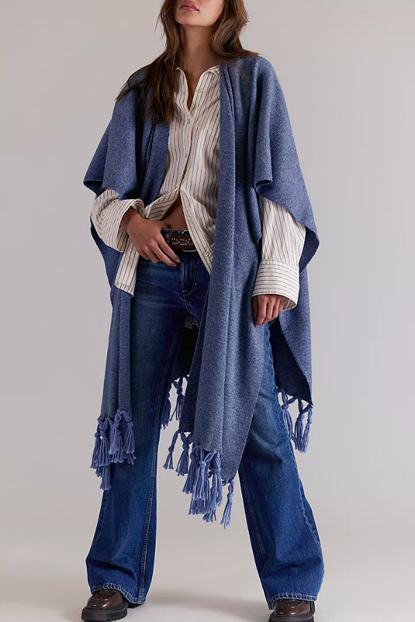 Women's Tassel Shawl