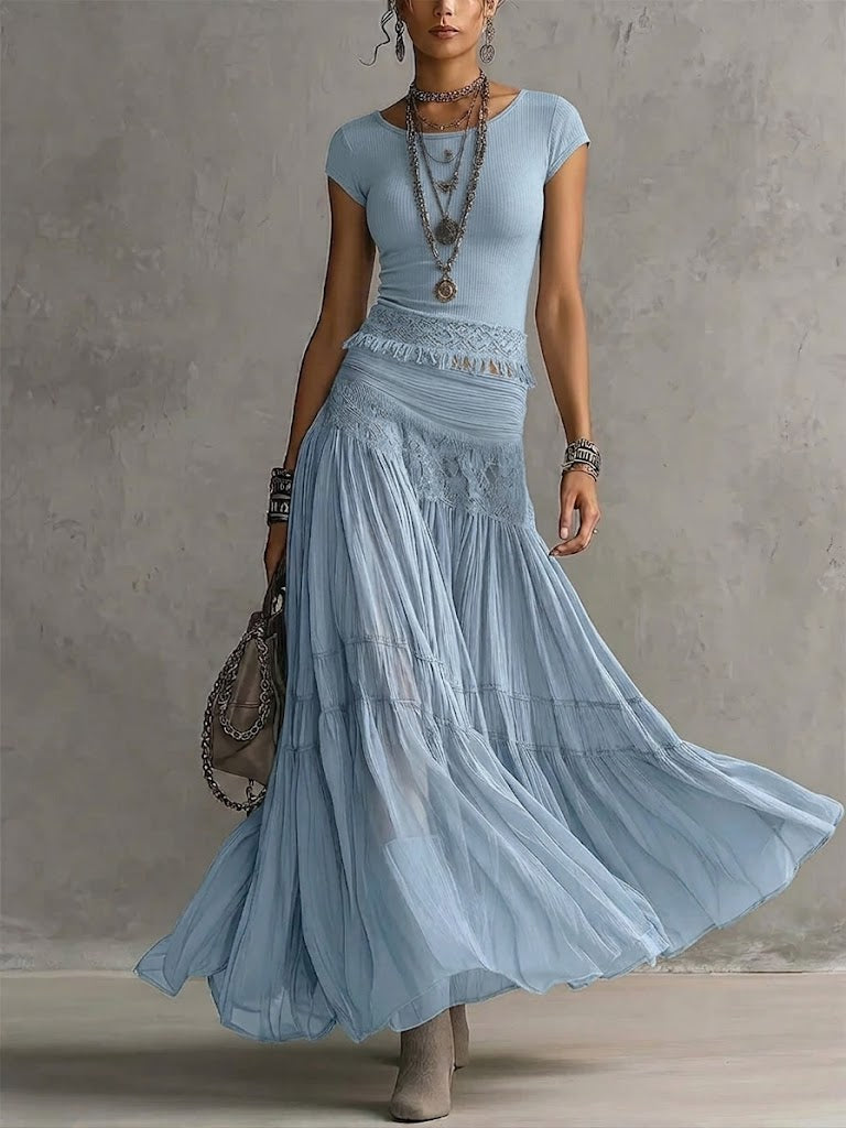 Elegant Lace Suit
