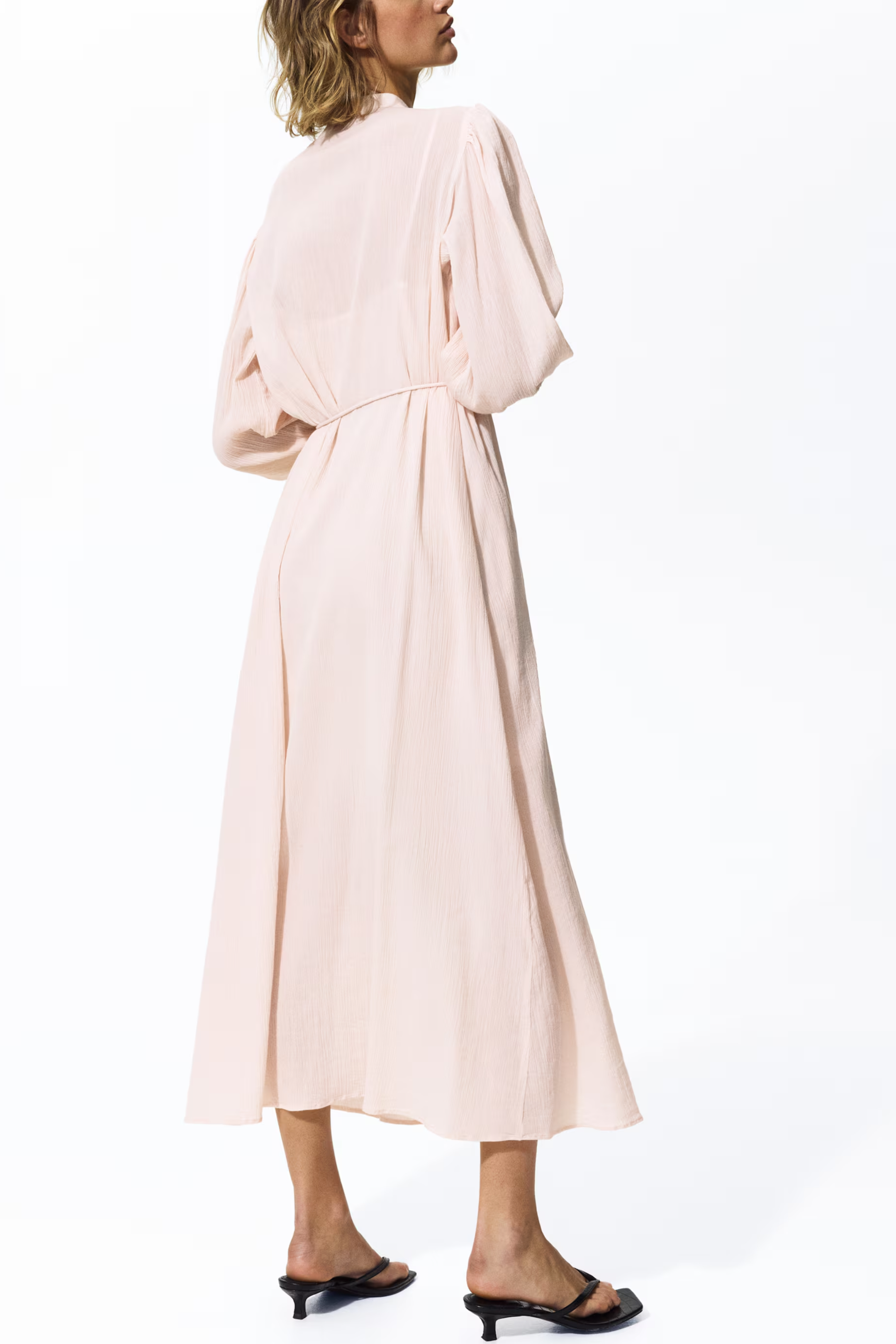 Lace-Detail Cotton Dress