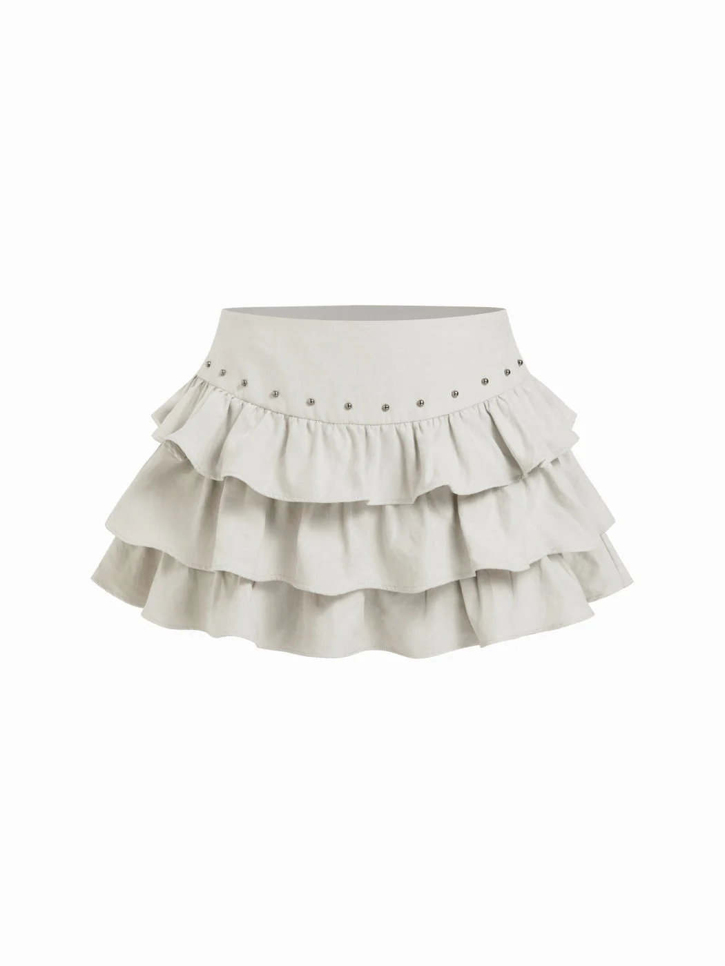 Low-Rise Ruffle Mini Culottes