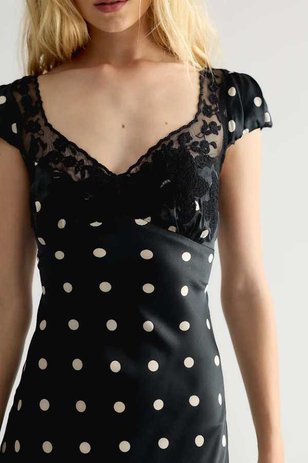 V-Neck A- Line Dress
