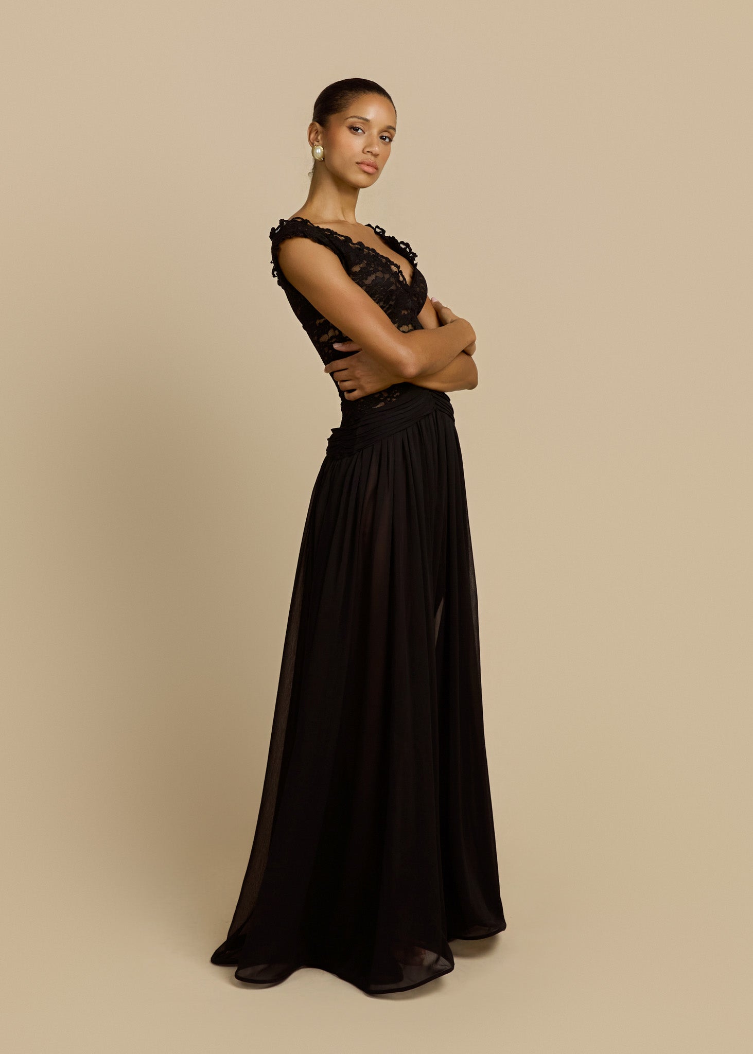 Elysia Lace Maxi Dress