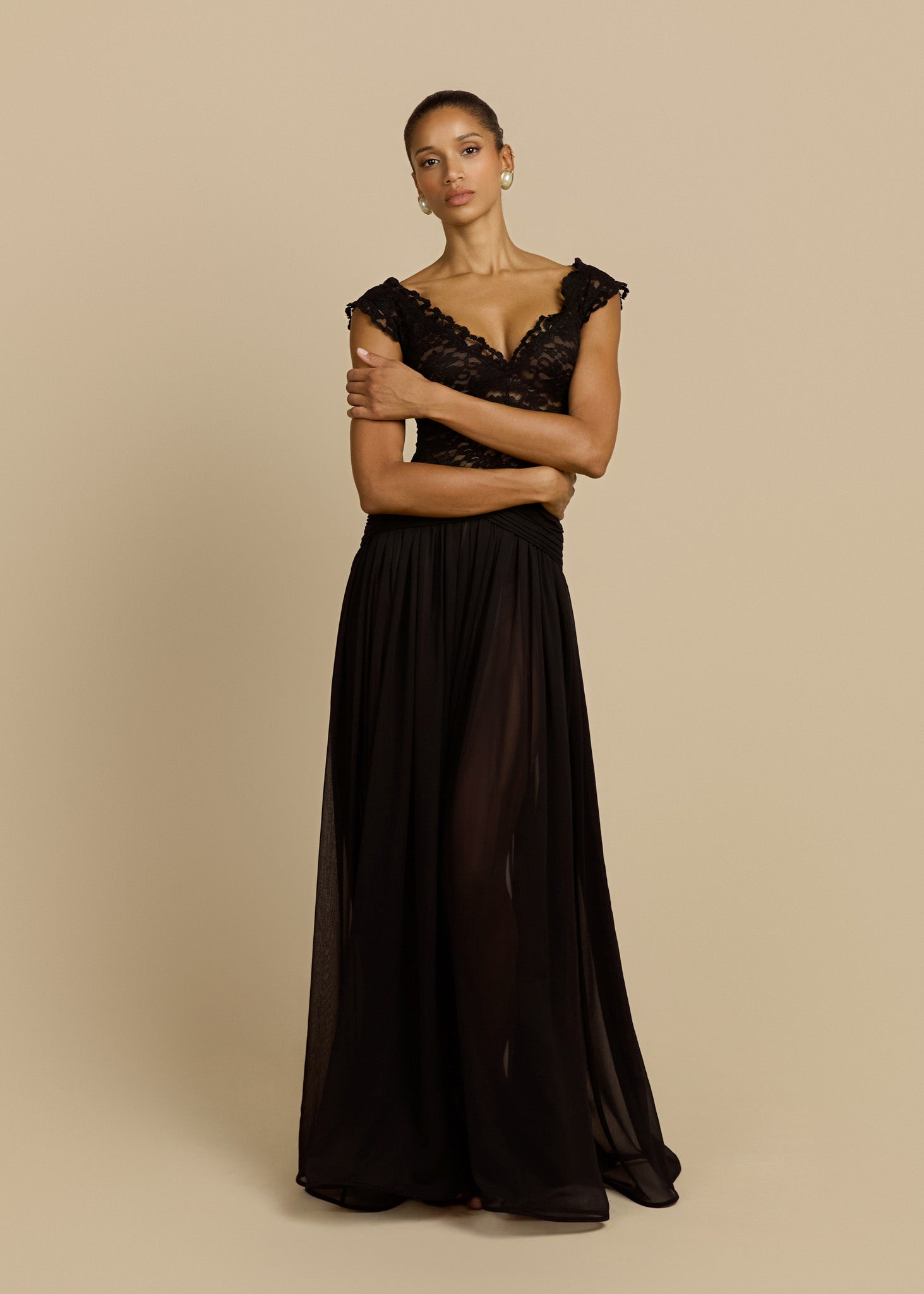 Elysia Lace Maxi Dress
