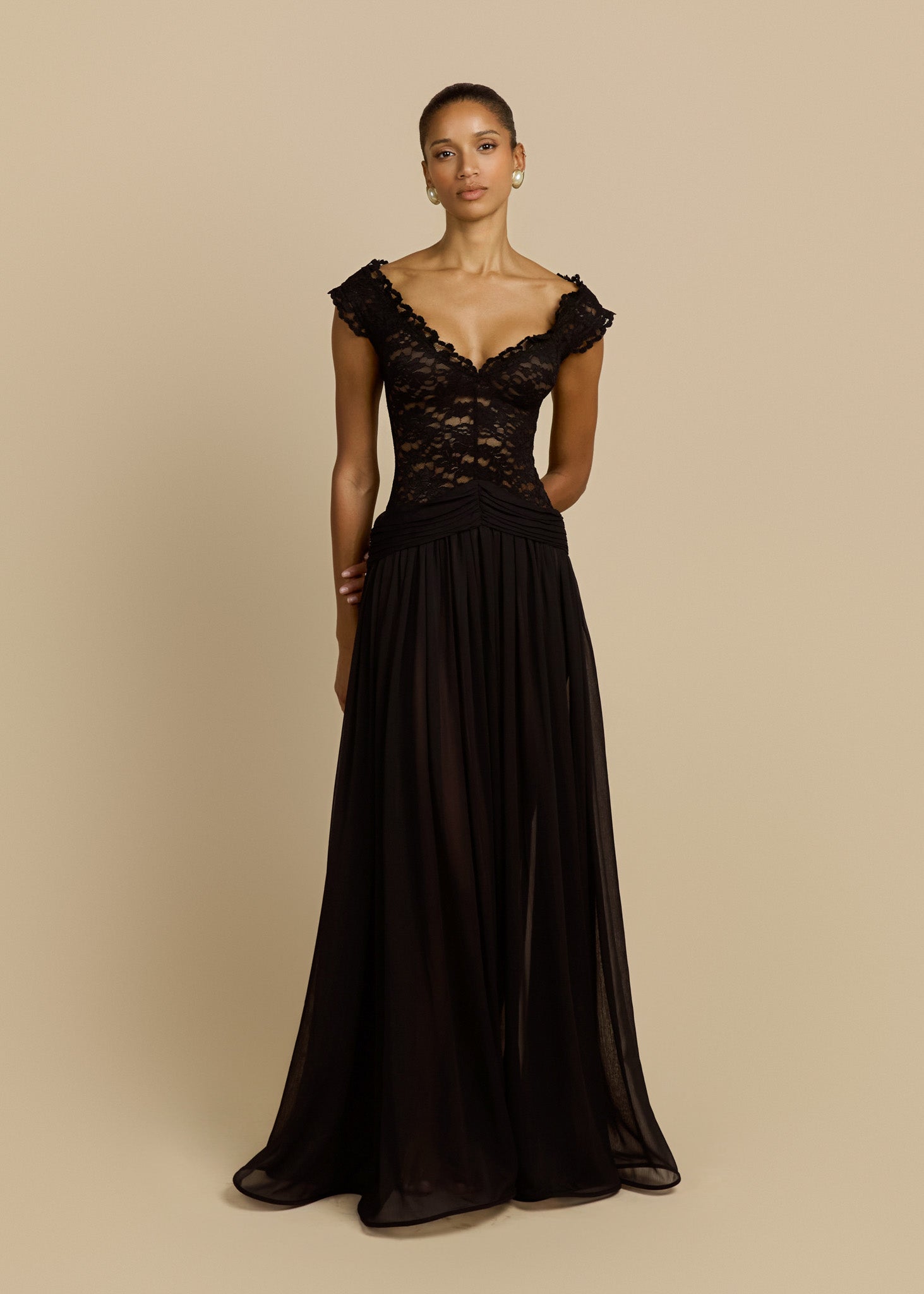 Elysia Lace Maxi Dress