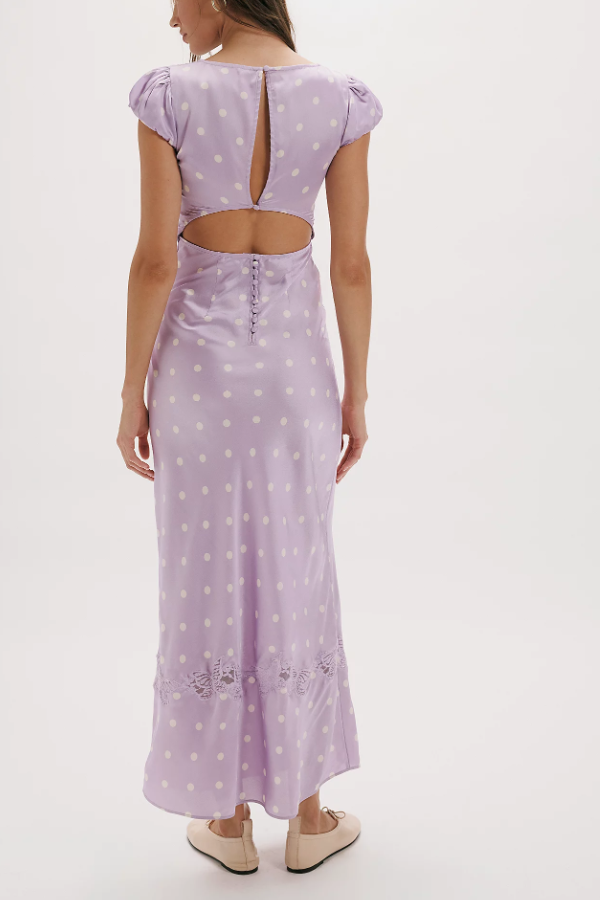 V-Neck A- Line Dress