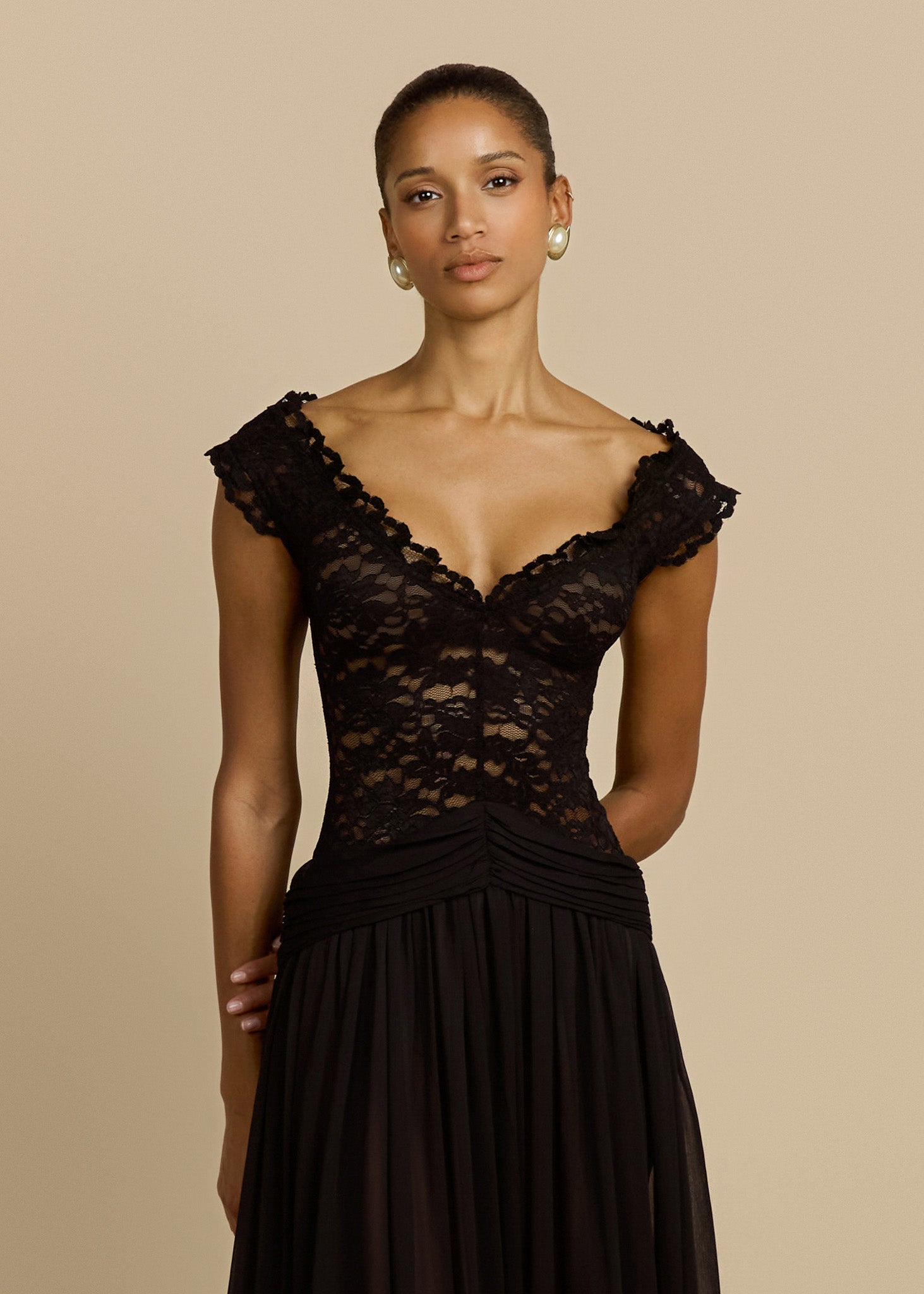 Elysia Lace Maxi Dress