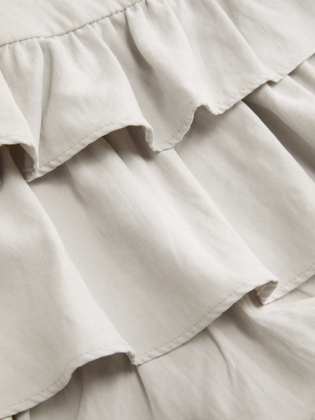 Low-Rise Ruffle Mini Culottes