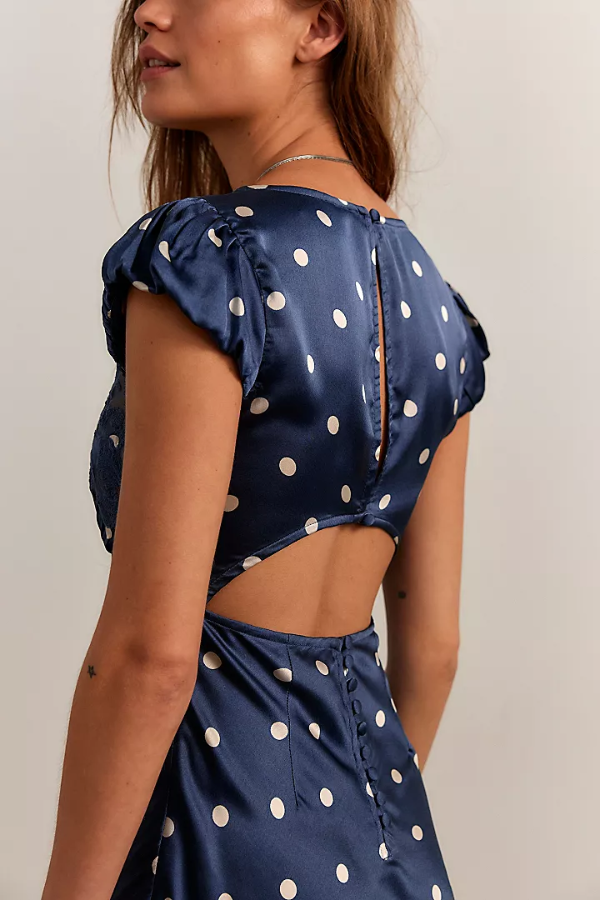 V-Neck A- Line Dress