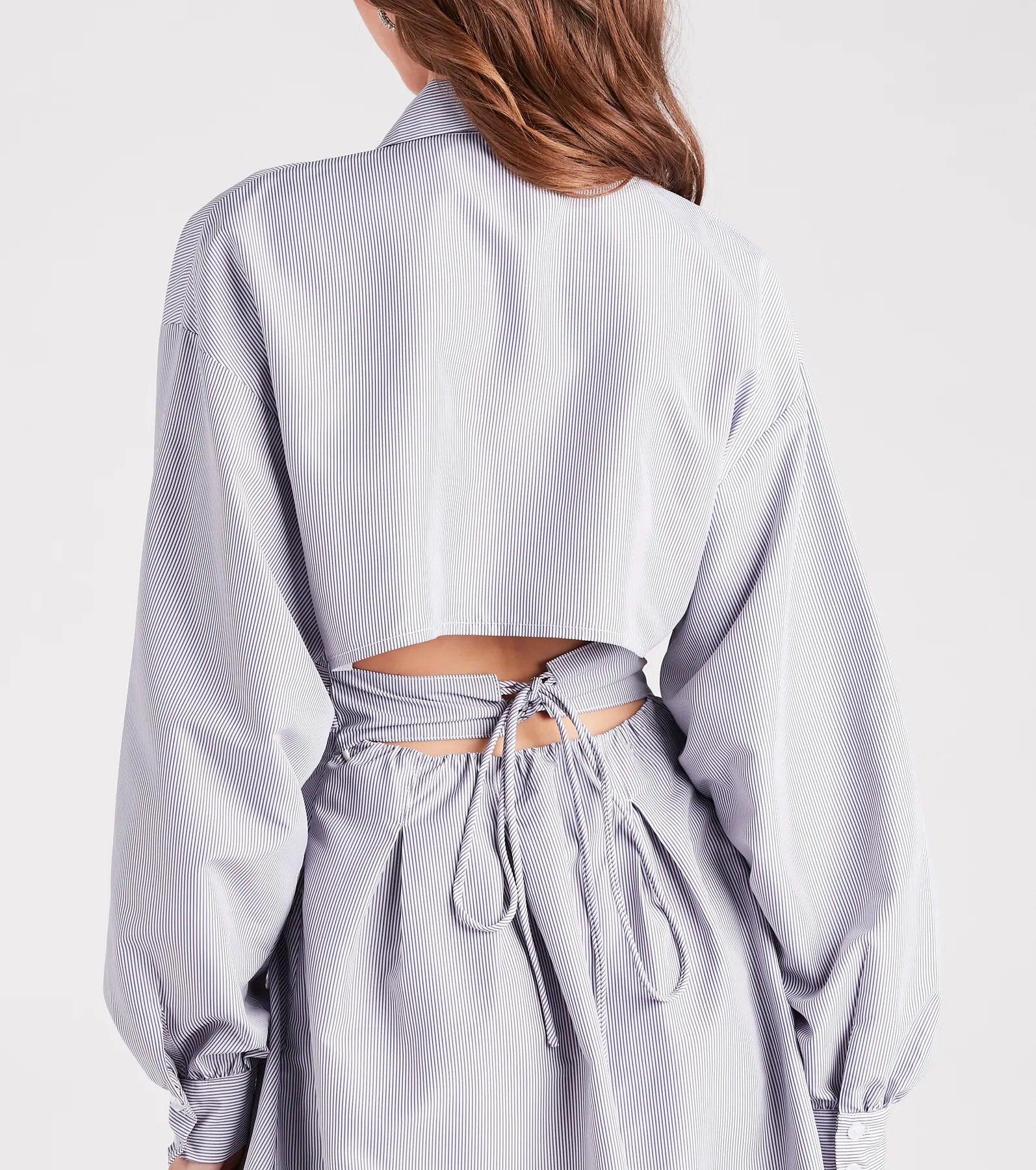 Perfectly Striped Shirt Dress