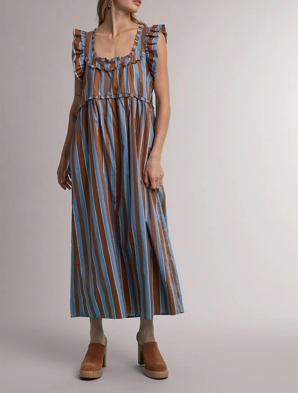 Blue Ridge Stripe Maxi