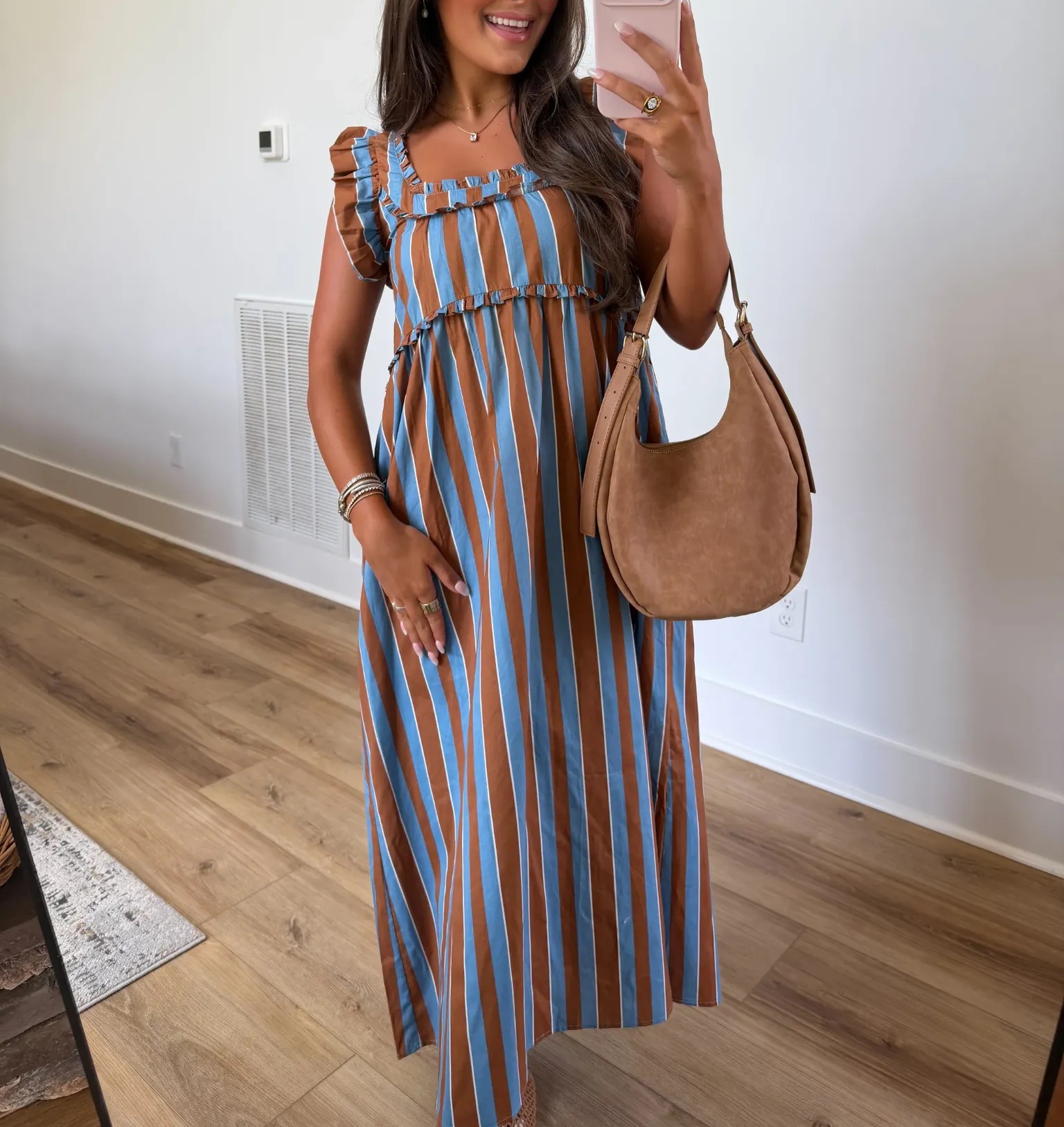 Blue Ridge Stripe Maxi