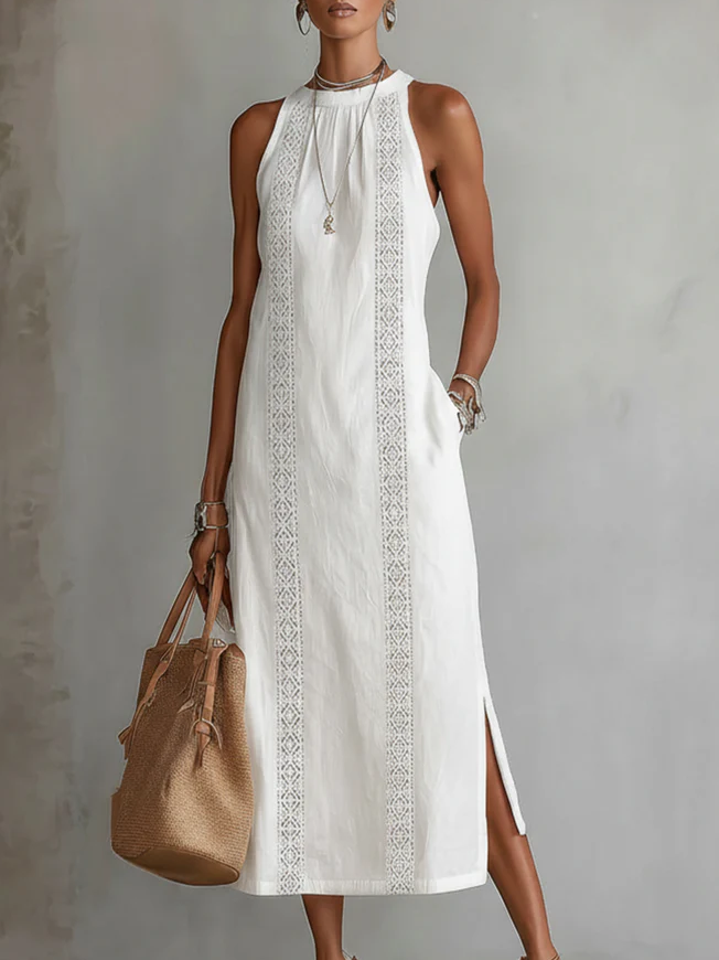 Brena - Breezy Linen Midi Dress