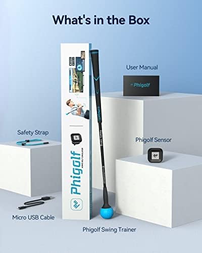 Home Golf Game Simulator: Enjoy Interactive Golf with Motion Sensor & Swing Stick for Indoor & Outdoor Fun 38,000+ Courses Worldwide, Compatible with Android, iOS, App & E6 Connect