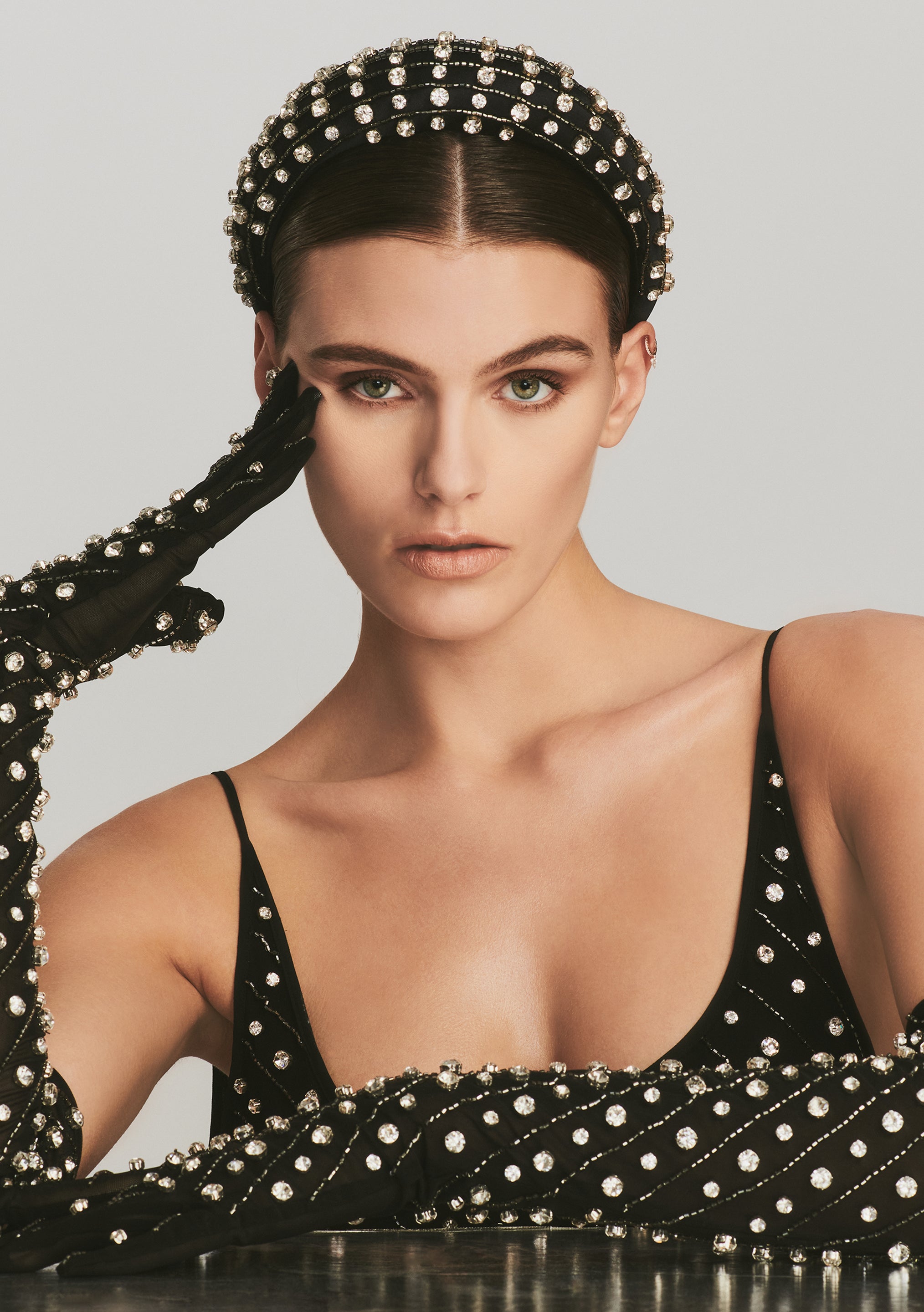 Marnie Chunky Crystal Headband-Stylulu