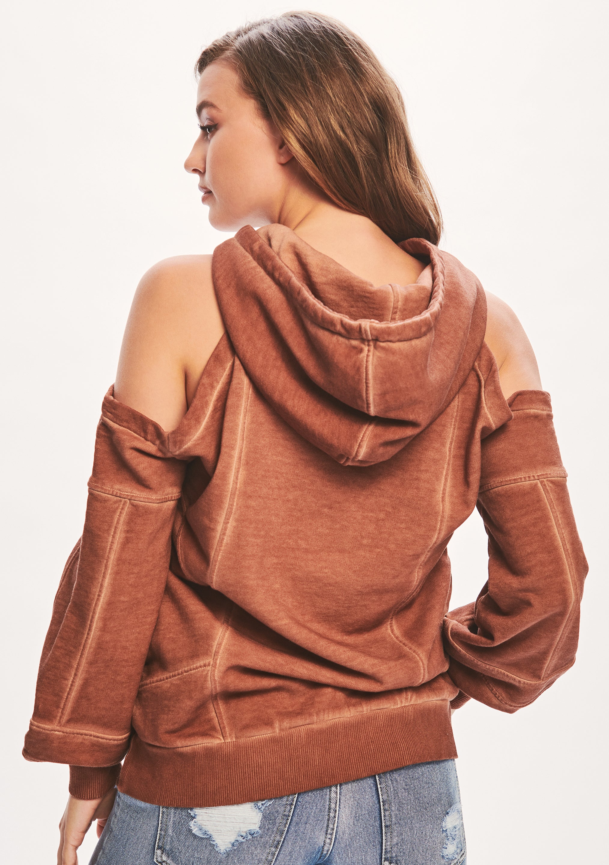 Washed Terry Hoodie-Stylulu