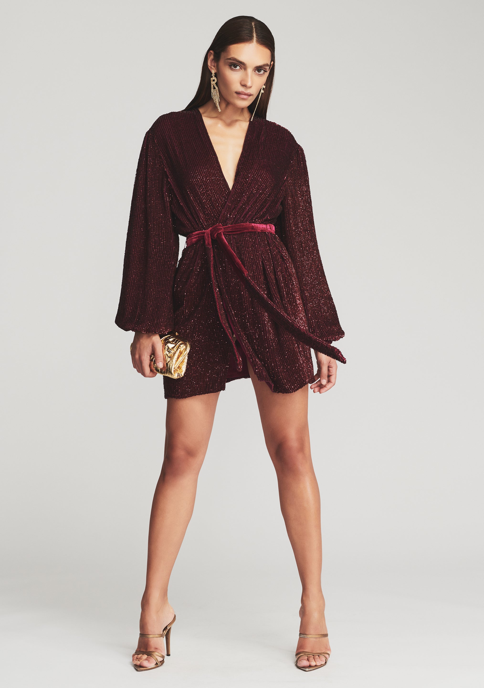 Gabrielle Sequin Robe-Stylulu