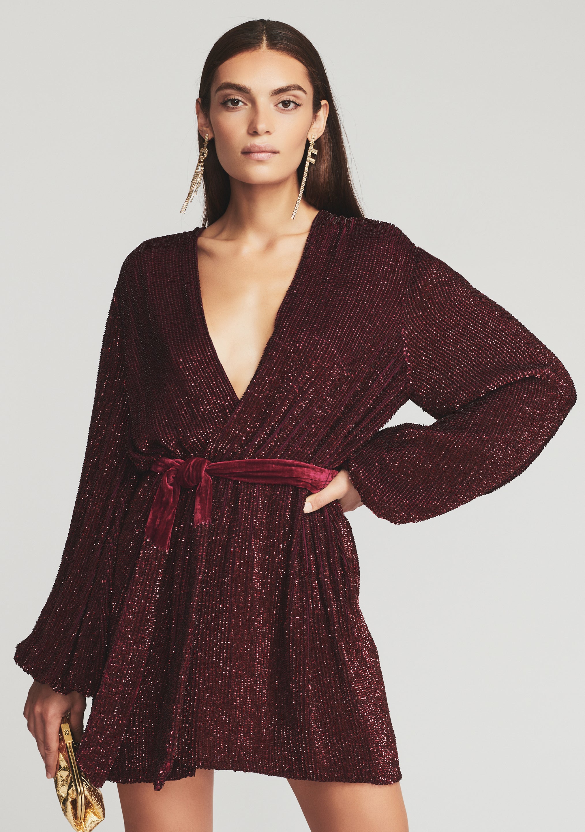 Gabrielle Sequin Robe-Stylulu