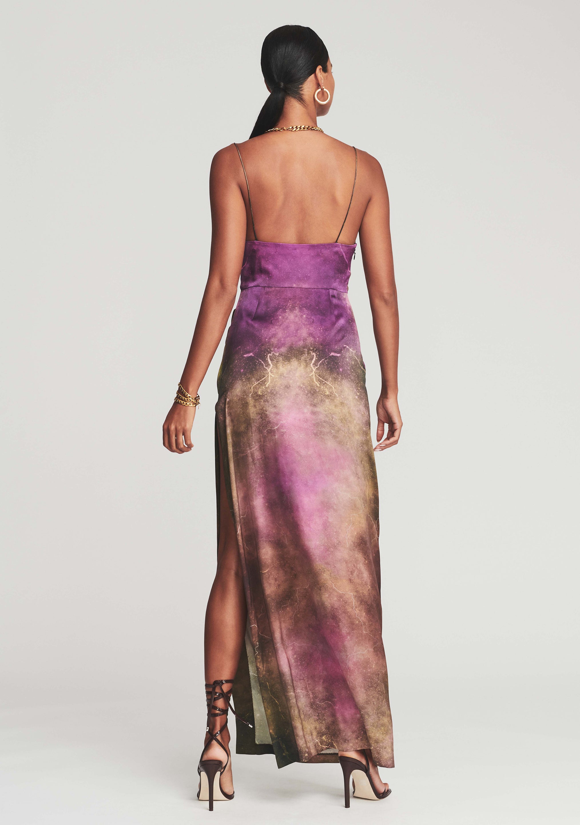 Marlene Silk Dress-Stylulu