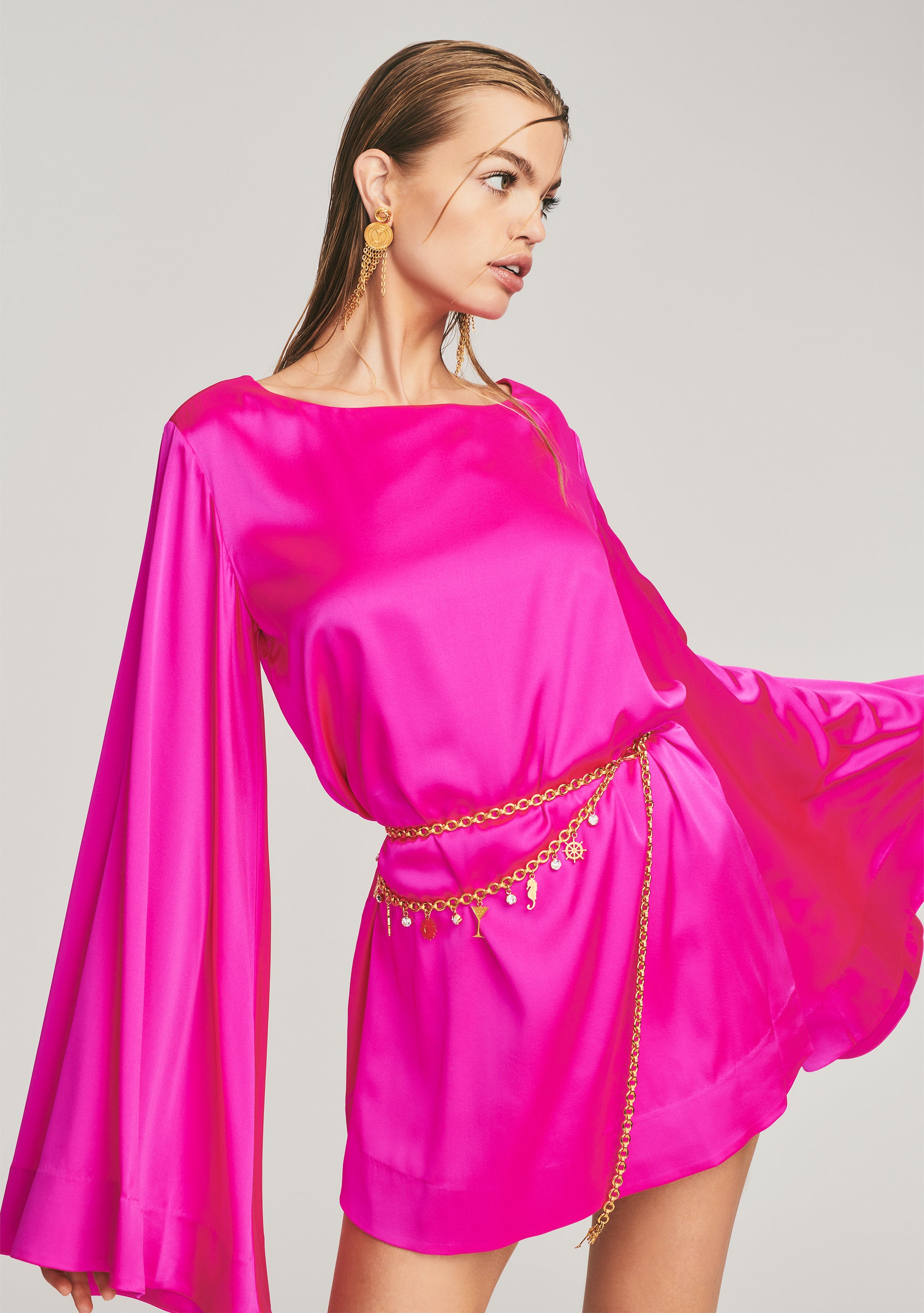 Ophelia Silk Dress-Stylulu