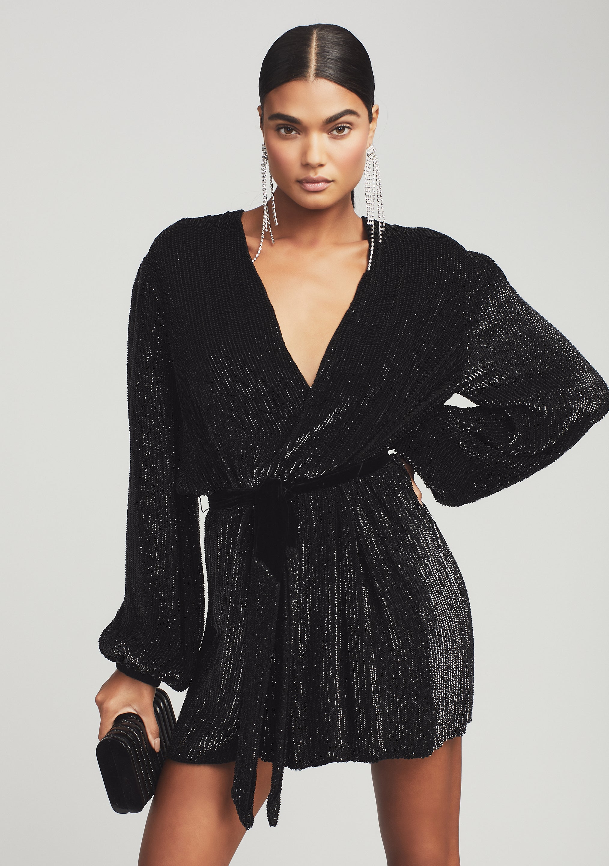 Gabrielle Sequin Robe-Stylulu