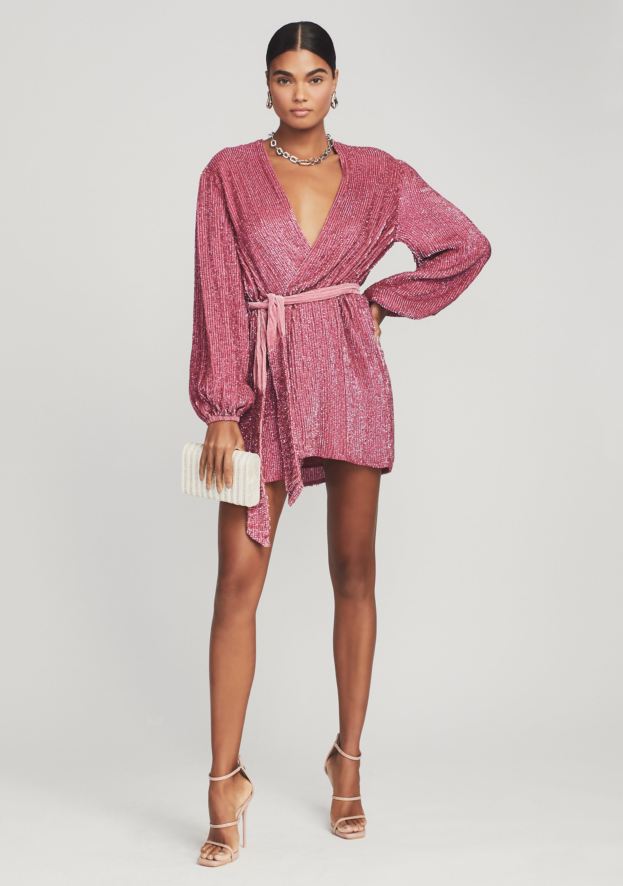 Gabrielle Sequin Robe-Stylulu