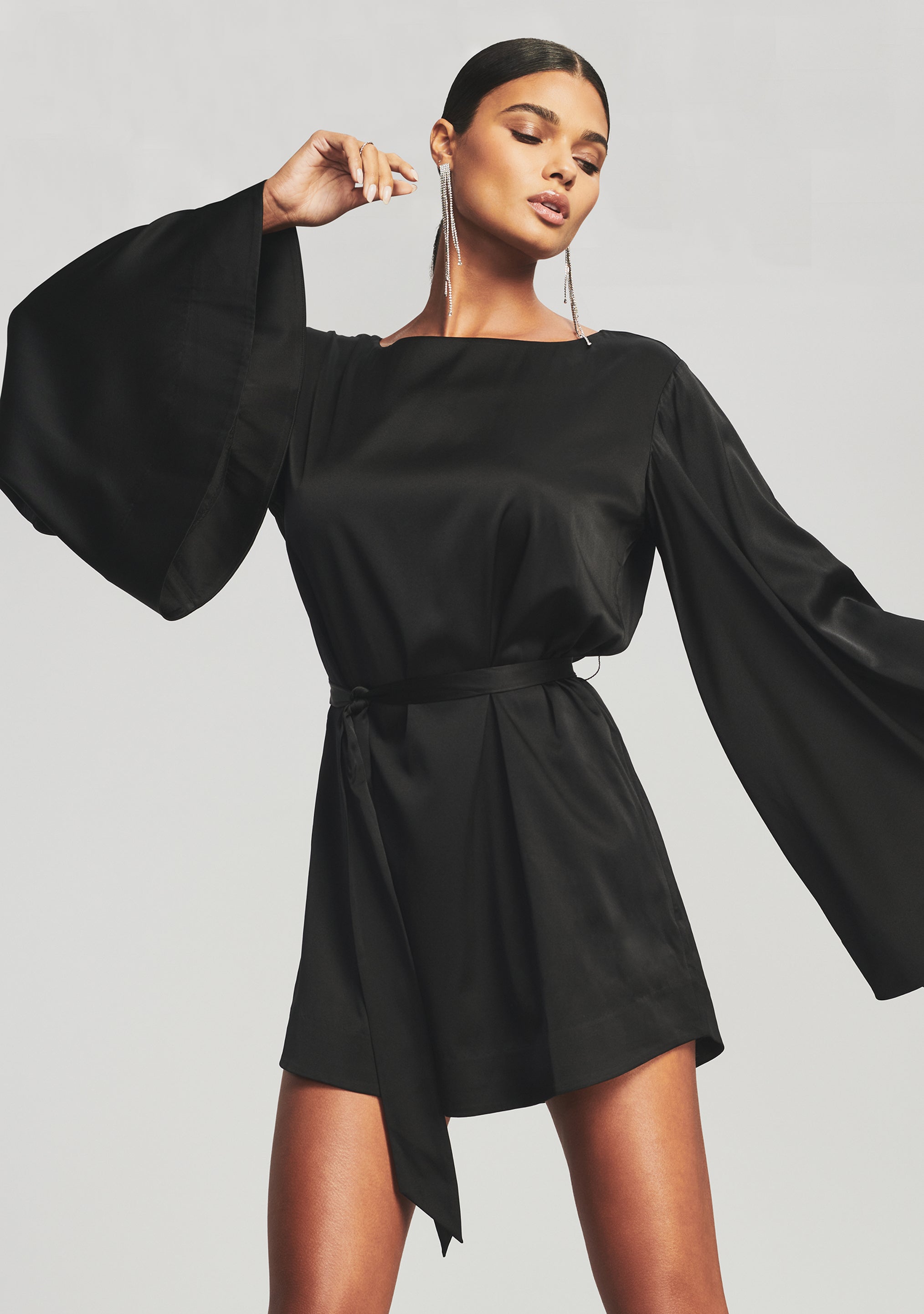 Ophelia Silk Dress-Stylulu