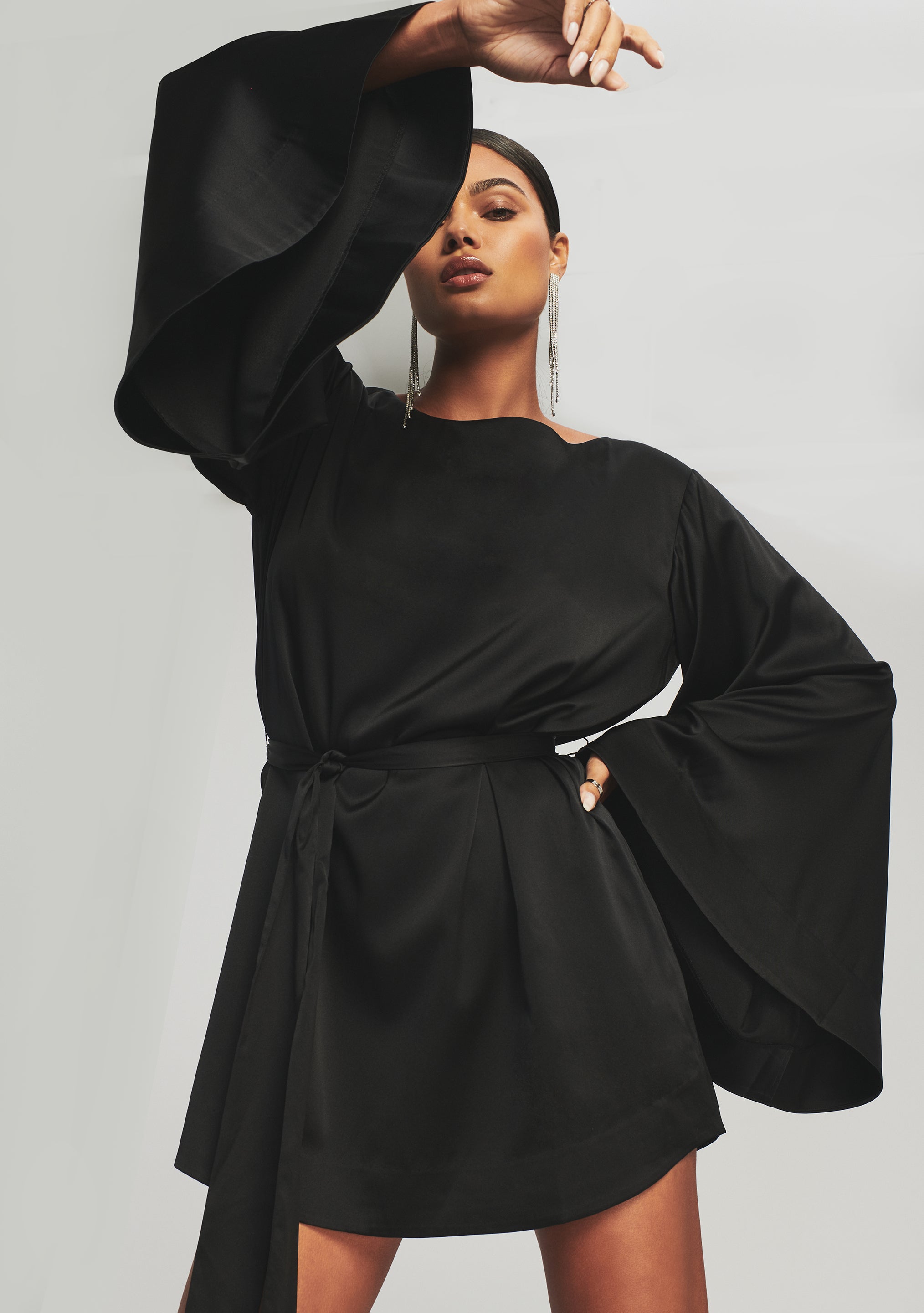 Ophelia Silk Dress-Stylulu