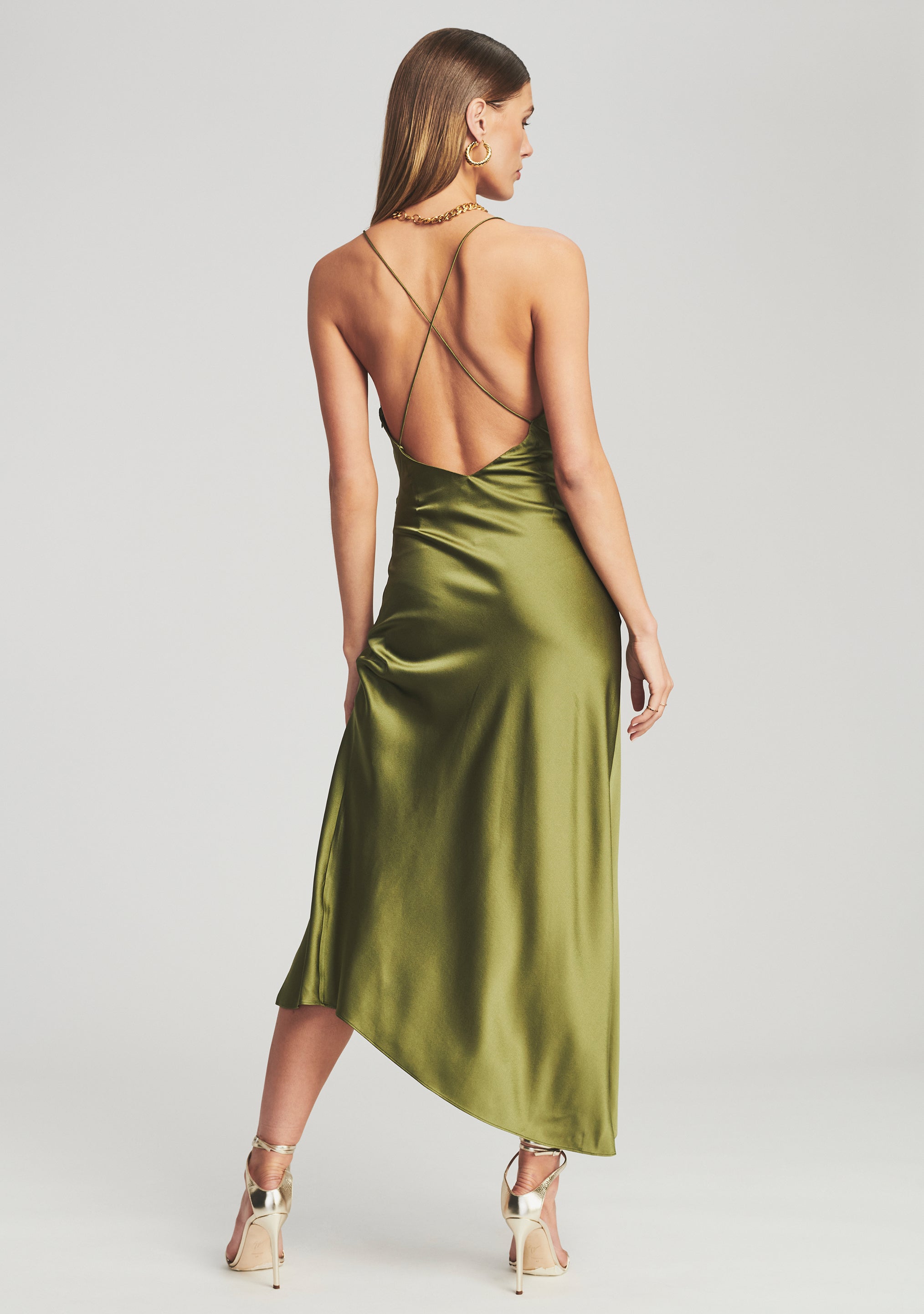 Emma Silk Dress-Stylulu