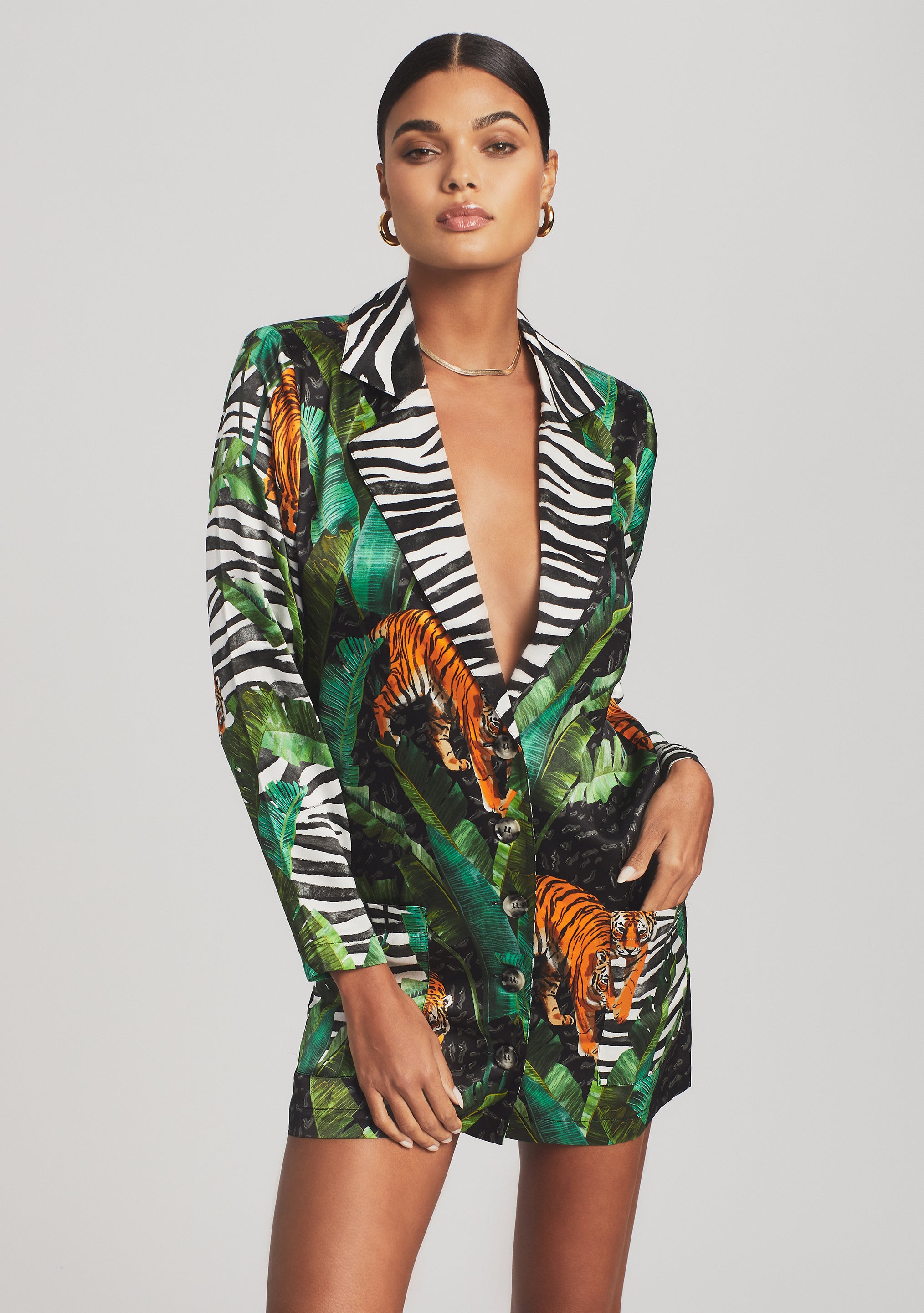 Blake Silk Blazer-Stylulu