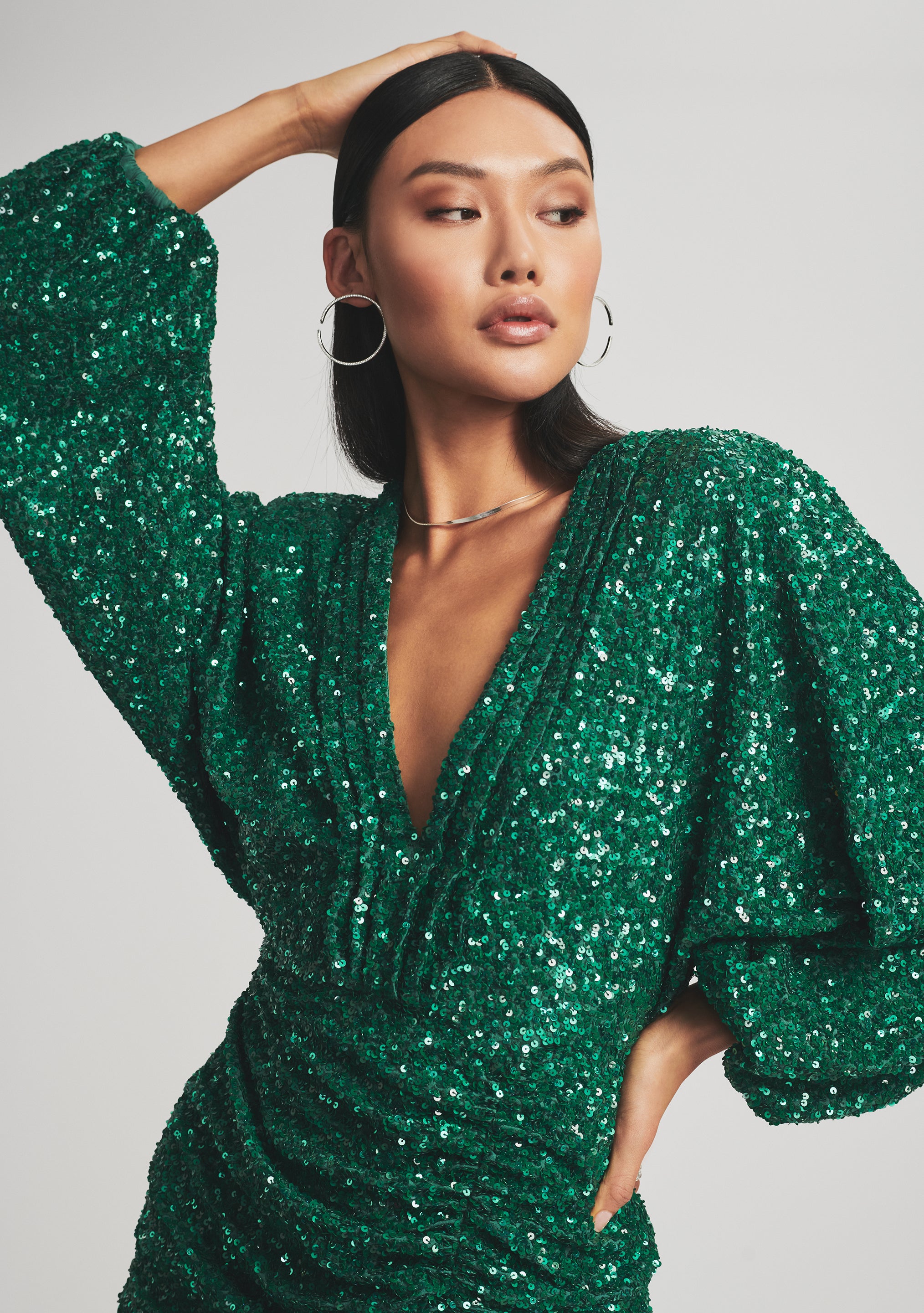 Edith Sequin Dress-Stylulu