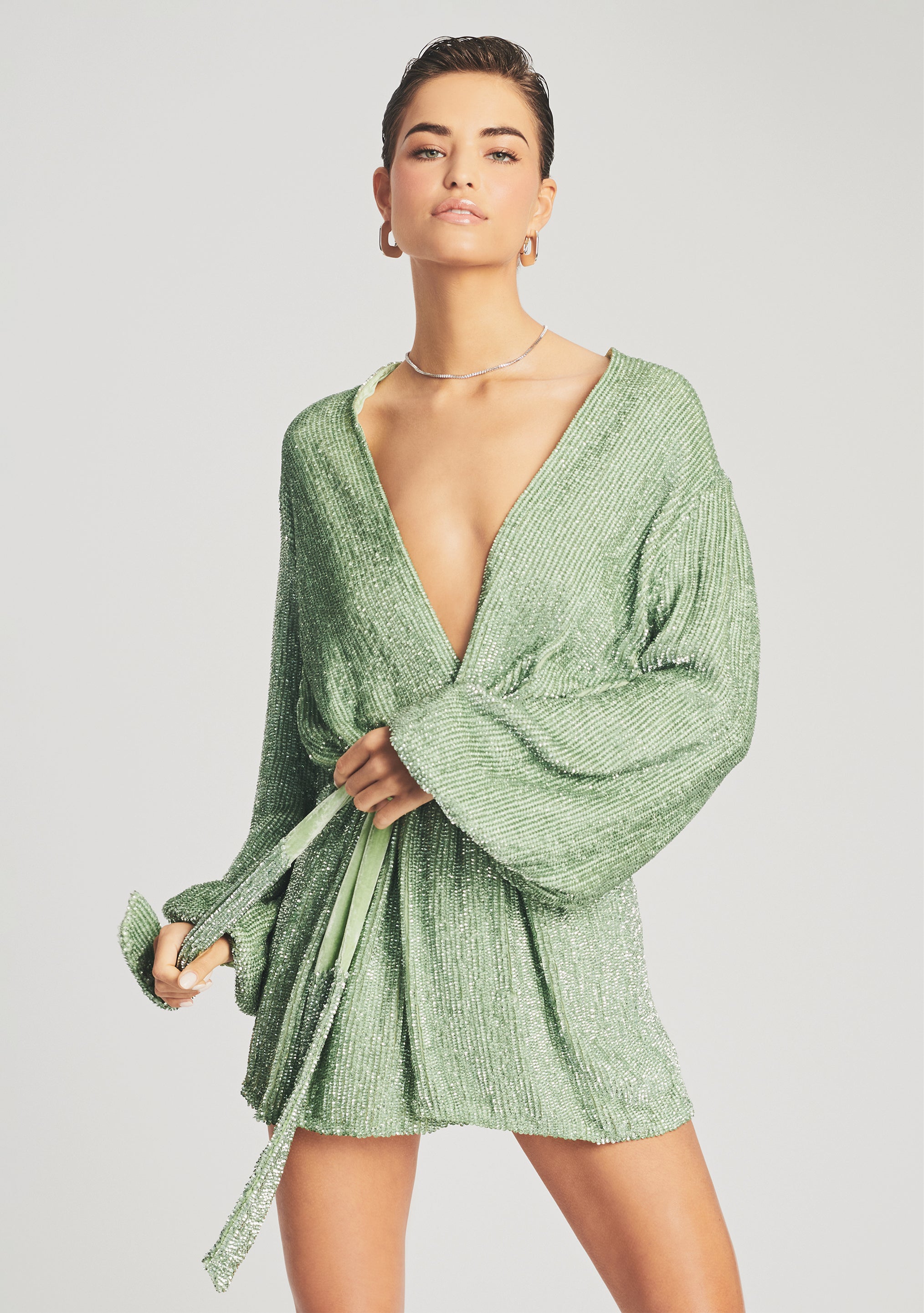 Gabrielle Sequin Robe-Stylulu