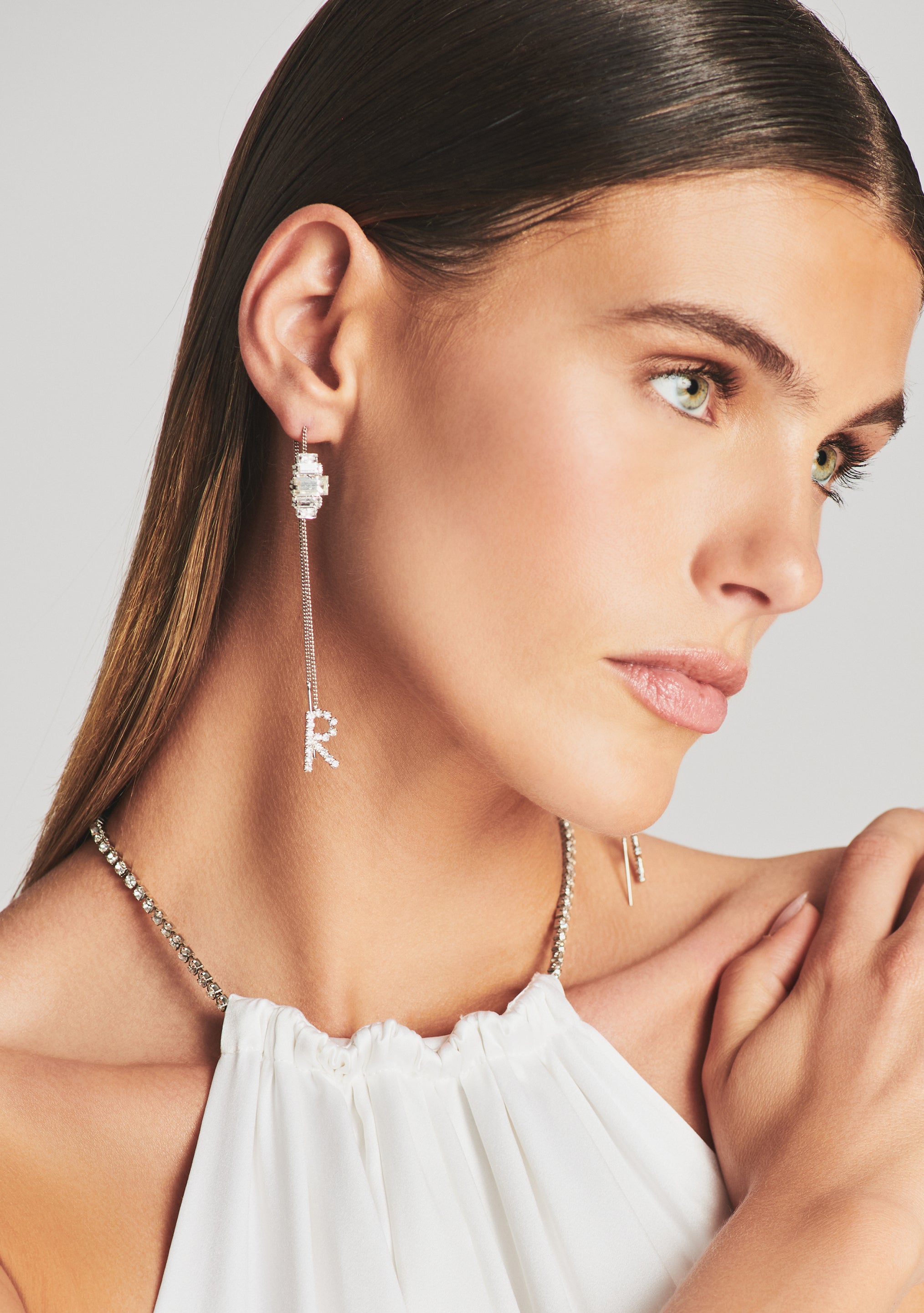 Aster Letter Earring-Stylulu