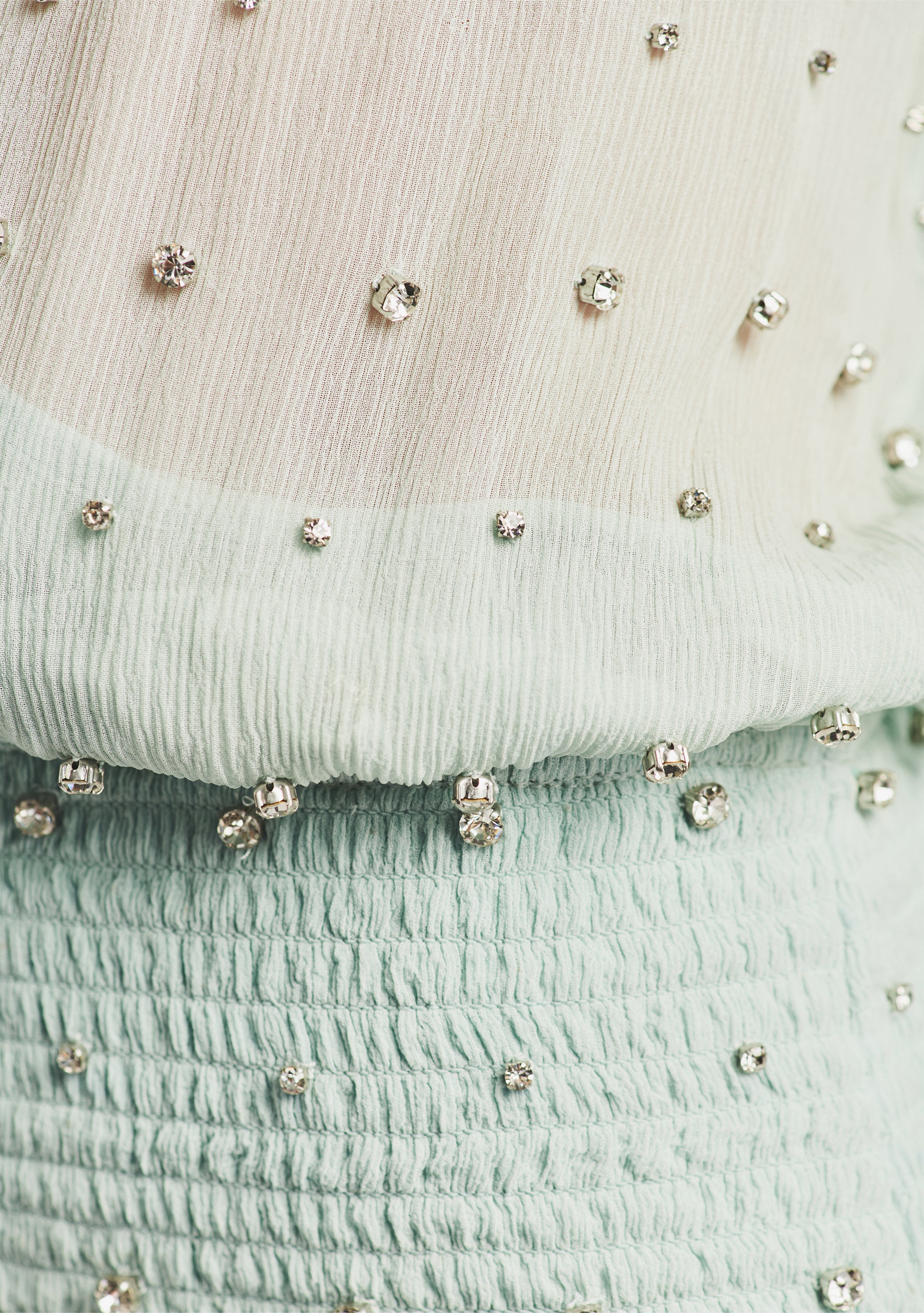 Lennon Embellished Silk Chiffon Dress-Stylulu