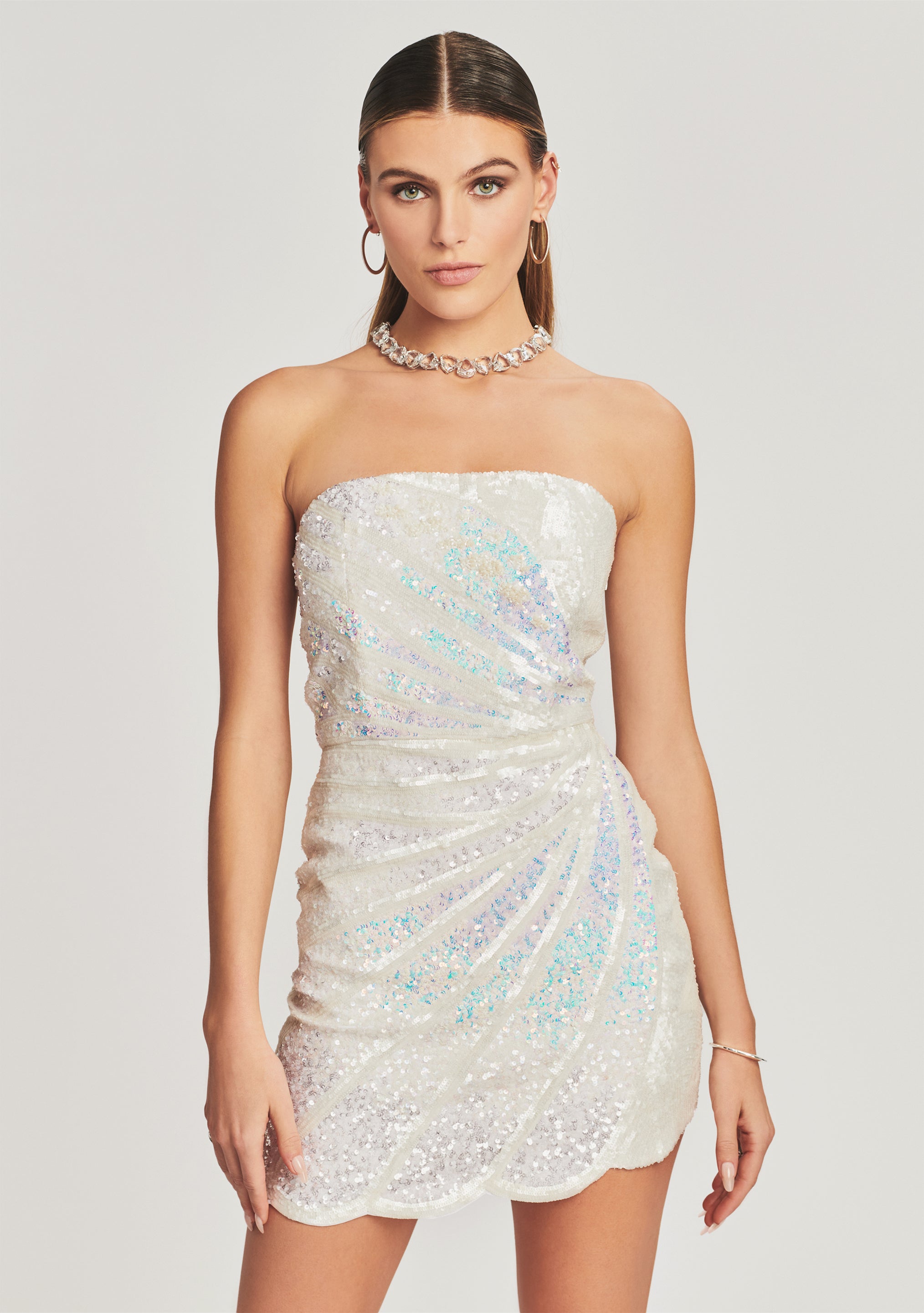 Arabelle Sequin Dress-Stylulu