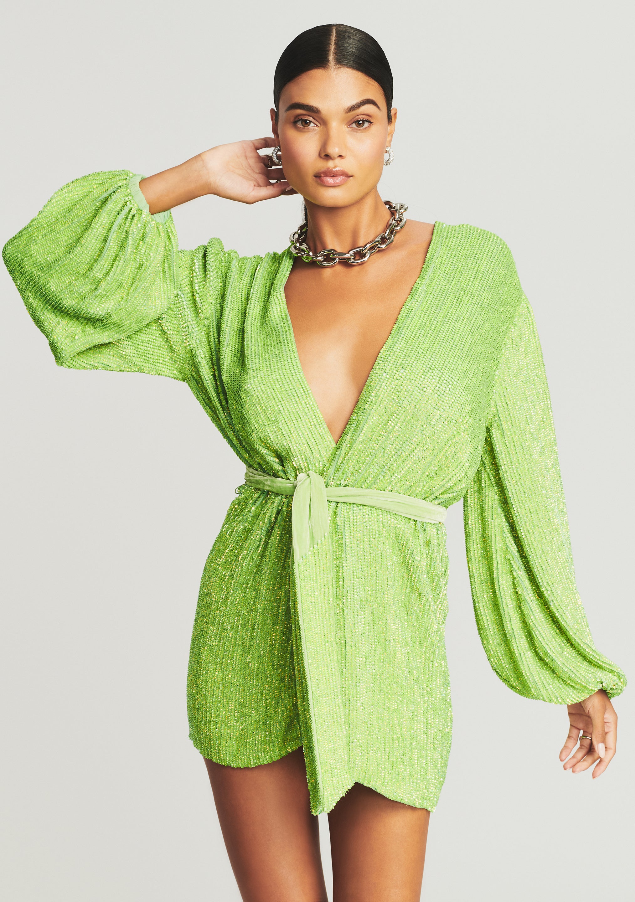 Gabrielle Sequin Robe-Stylulu