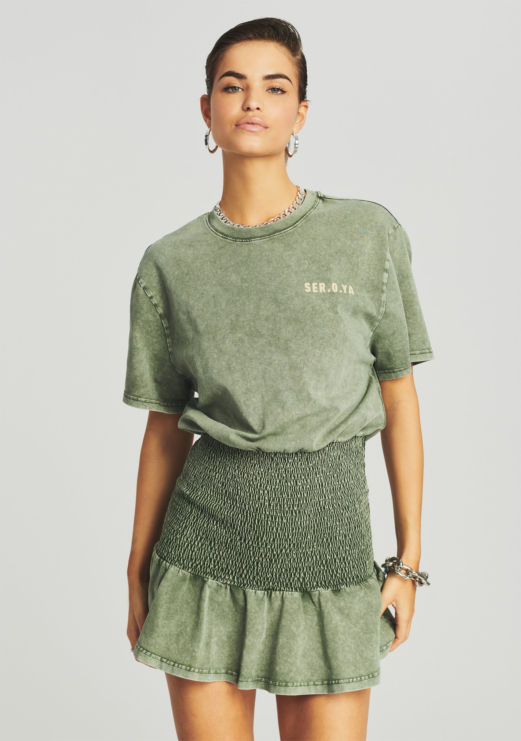 Miranda T-Shirt Dress-Stylulu