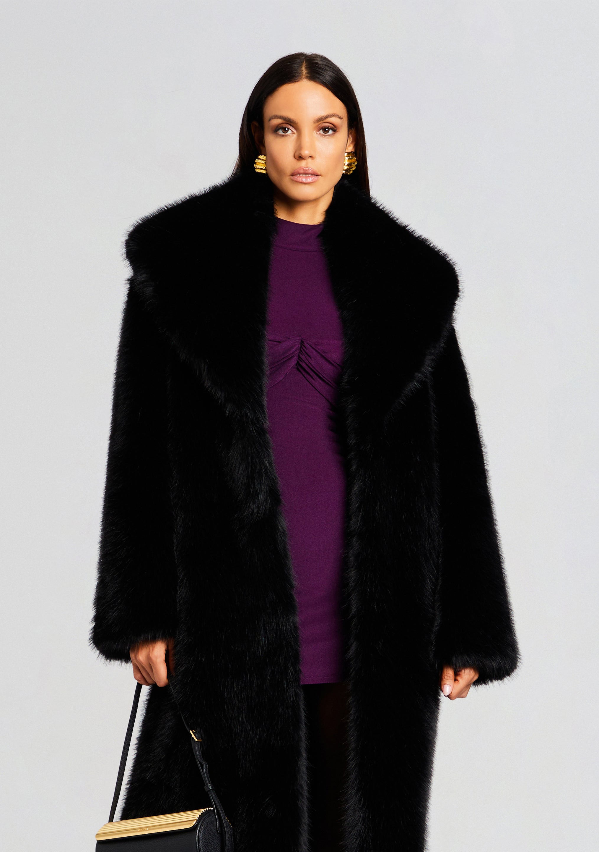 Averie Faux Fur Coat-Stylulu