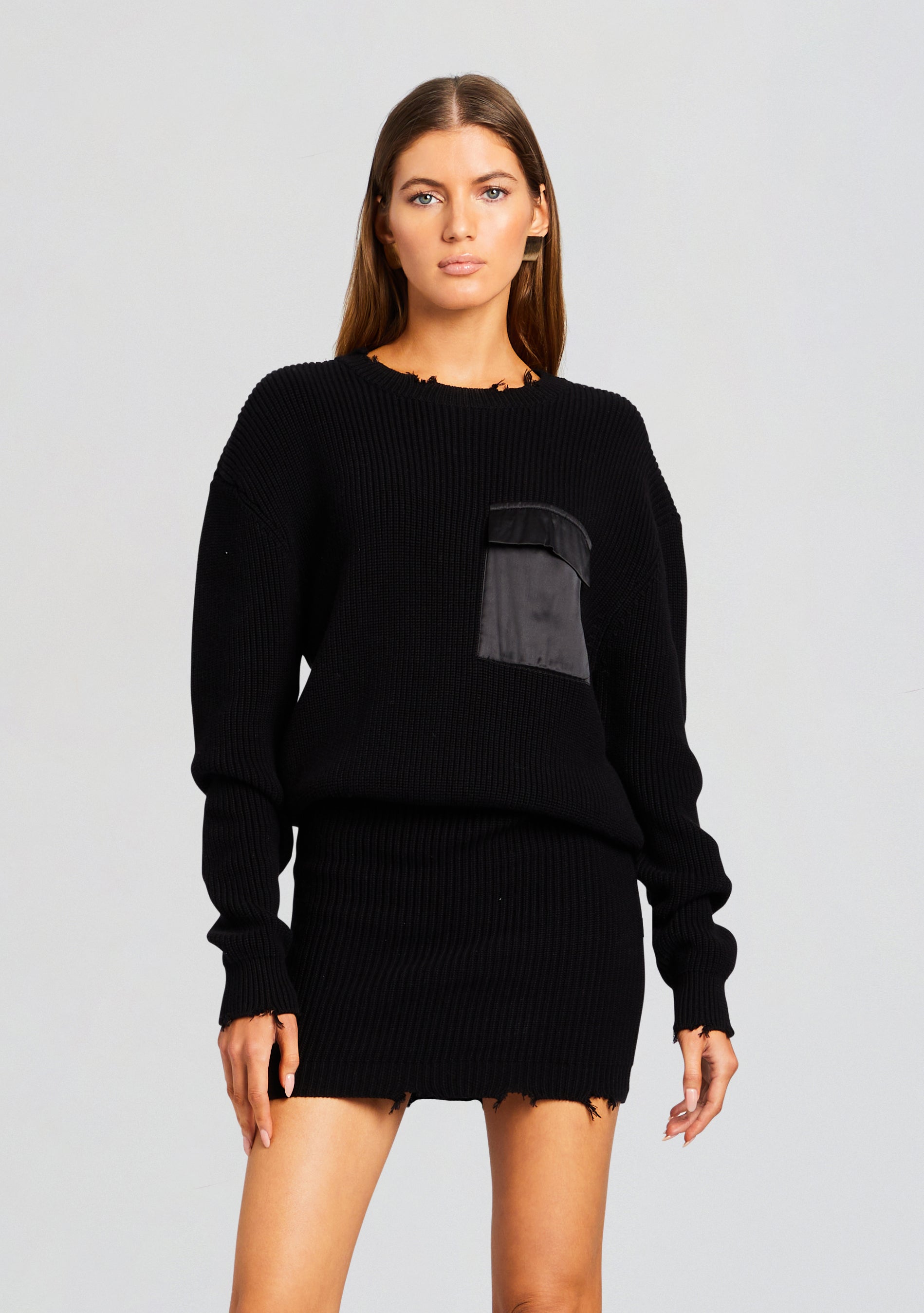 Daniella Sweater Dress-Stylulu